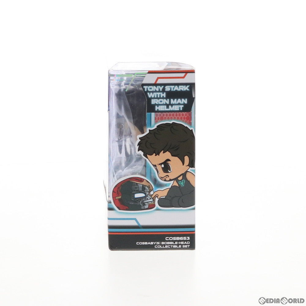 【中古即納】[FIG] 東京コミコン2019限定 コスベイビー サイズS トニー・スターク(アイアンマン・ヘルメット付き版) アベンジャーズ/エンドゲーム 完成品 フィギュア(COS#653) ホットトイズ(20191122)
