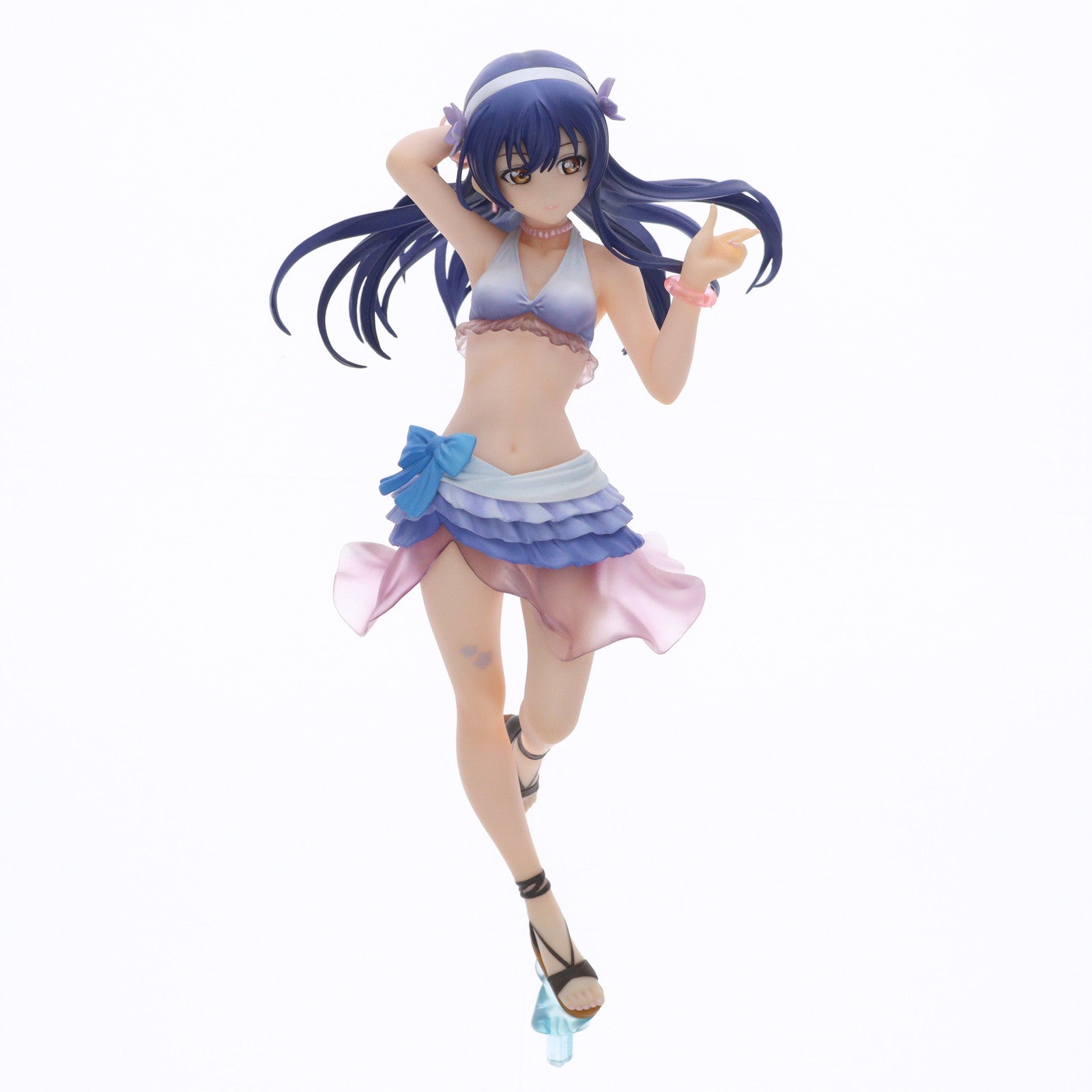 【中古即納】[FIG] 園田海未(そのだうみ) -夏色えがおで1、2、Jump!Ver.- ラブライブ! School idol project 1/8 完成品 フィギュア(PP543) コトブキヤ(20140521)