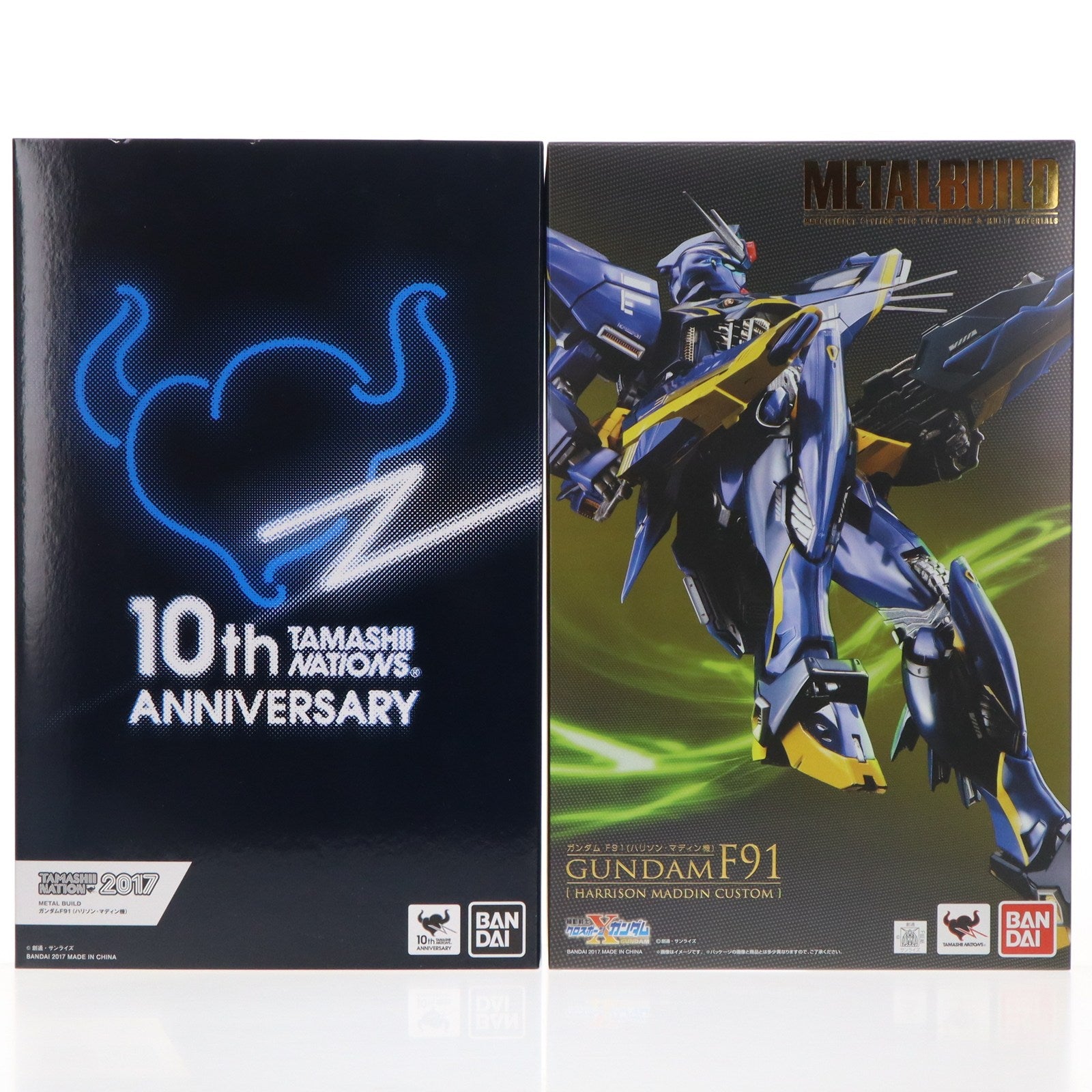 【中古即納】[FIG] スリーブ付属 METAL BUILD ガンダムF91(ハリソン・マディン機) 機動戦士クロスボーン・ガンダム 完成品 可動フィギュア 魂ネイション2017&魂ウェブ商店限定 バンダイ(20171201)