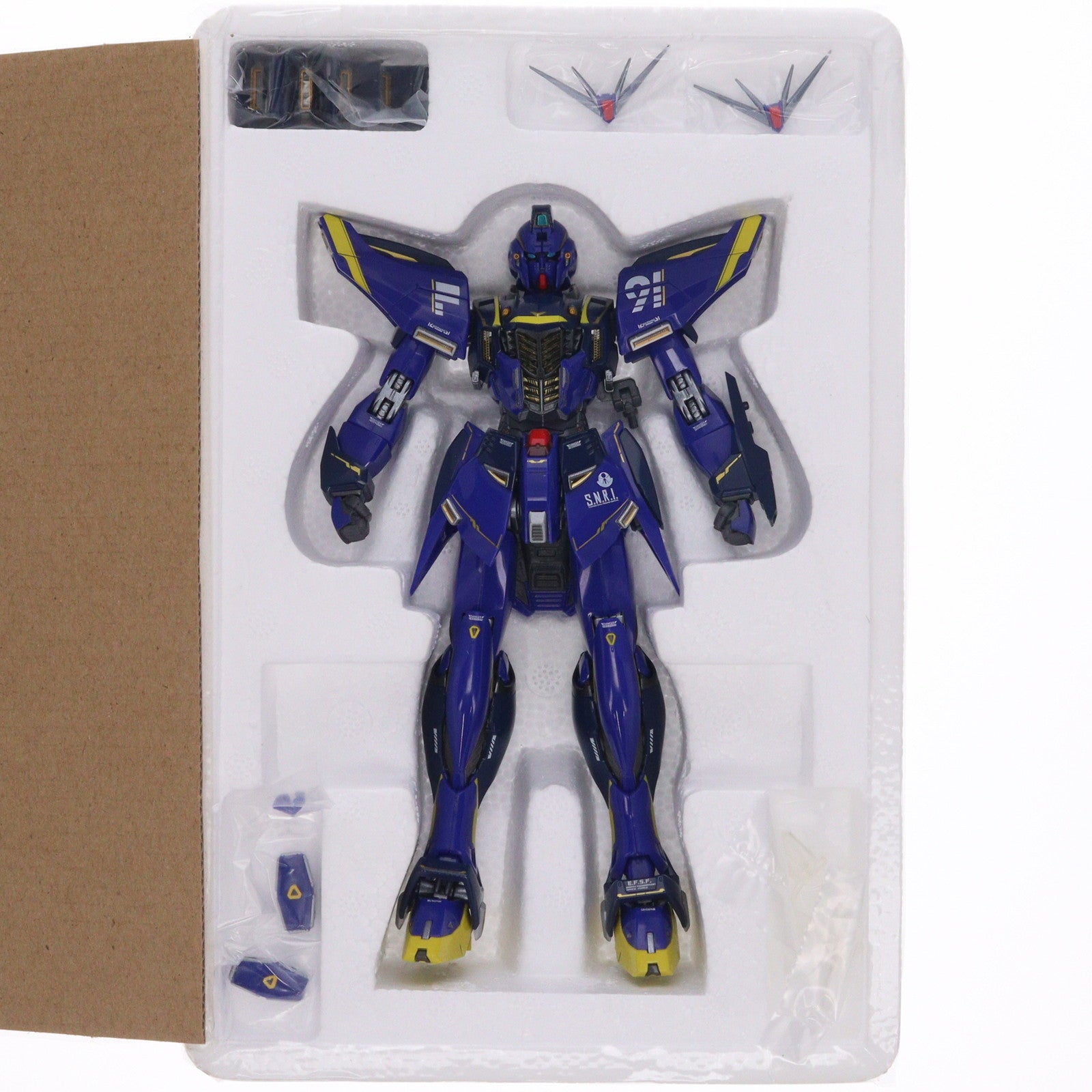 【中古即納】[FIG] スリーブ付属 METAL BUILD ガンダムF91(ハリソン・マディン機) 機動戦士クロスボーン・ガンダム 完成品 可動フィギュア 魂ネイション2017&魂ウェブ商店限定 バンダイ(20171201)