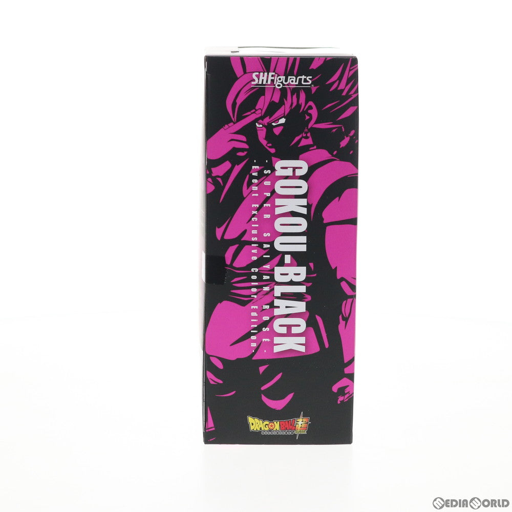 【中古即納】[FIG] 海外イベント限定 S.H.Figuarts(フィギュアーツ) ゴクウブラック(スーパーサイヤ人ロゼ) -Event Exclusive Color Edition- ドラゴンボール超(スーパー) 完成品 可動フィギュア バンダイスピリッツ(20190719)