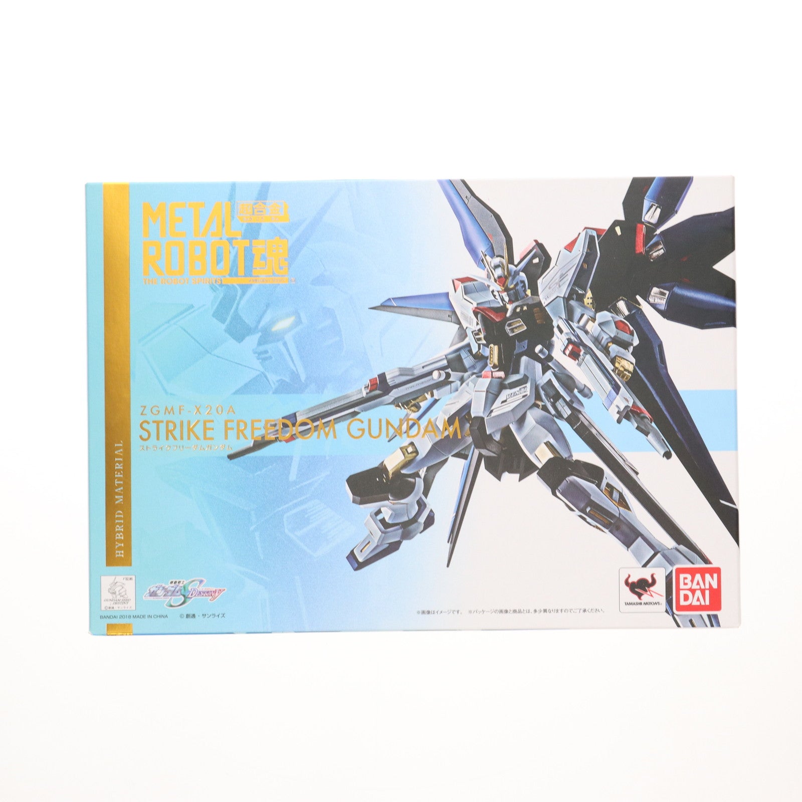 【中古即納】[FIG] METAL ROBOT魂(SIDE MS) ストライクフリーダムガンダム 機動戦士ガンダムSEED DESTINY(シード デスティニー) 完成品 可動フィギュア バンダイ(20180324)