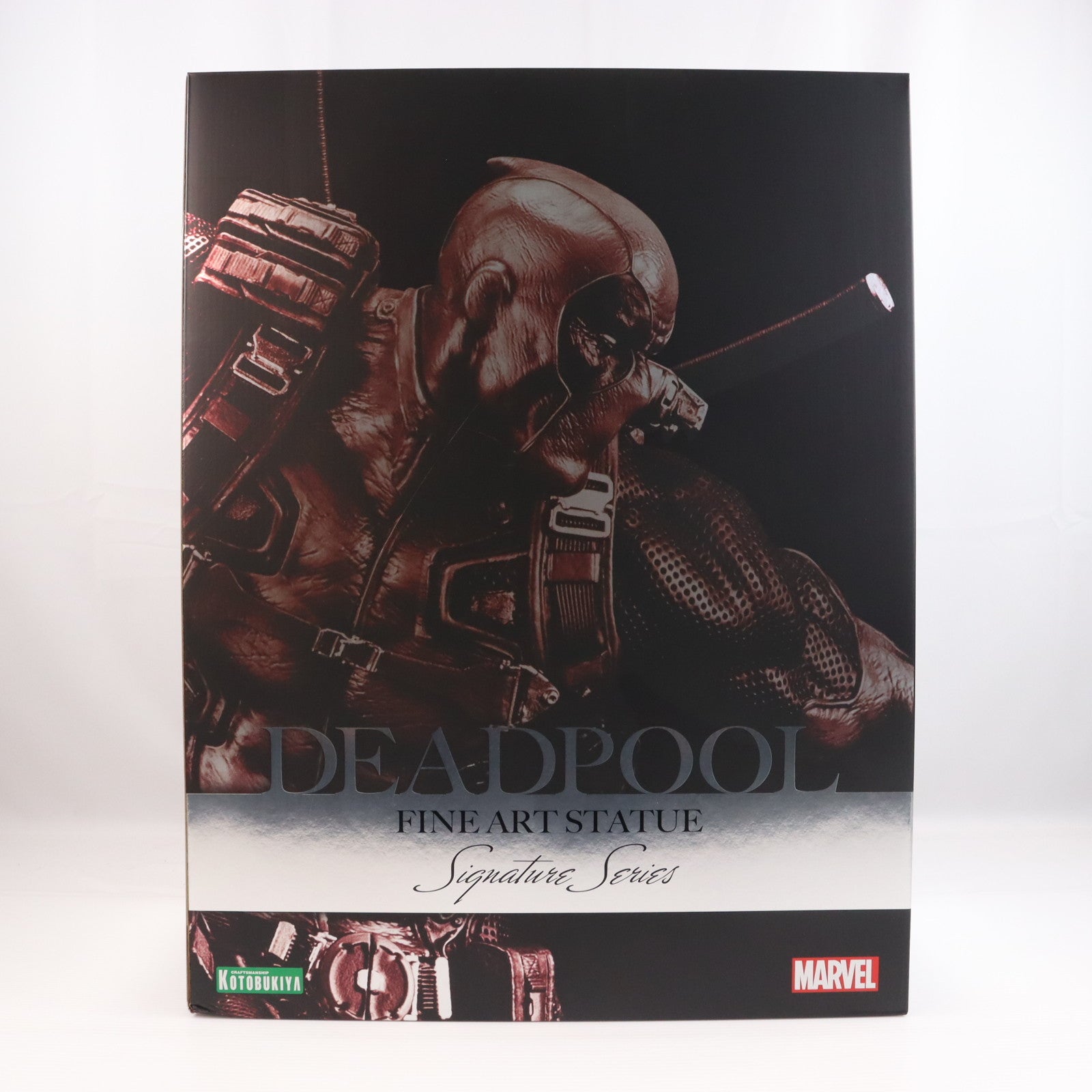 【中古即納】[FIG] デッドプール FINE ART STATUE シグネチャーシリーズ Feat. Kucharek Brothers MARVEL UNIVERSE(マーベルユニバース) 1/6 完成品 フィギュア(MK362) コトブキヤ(20230126)