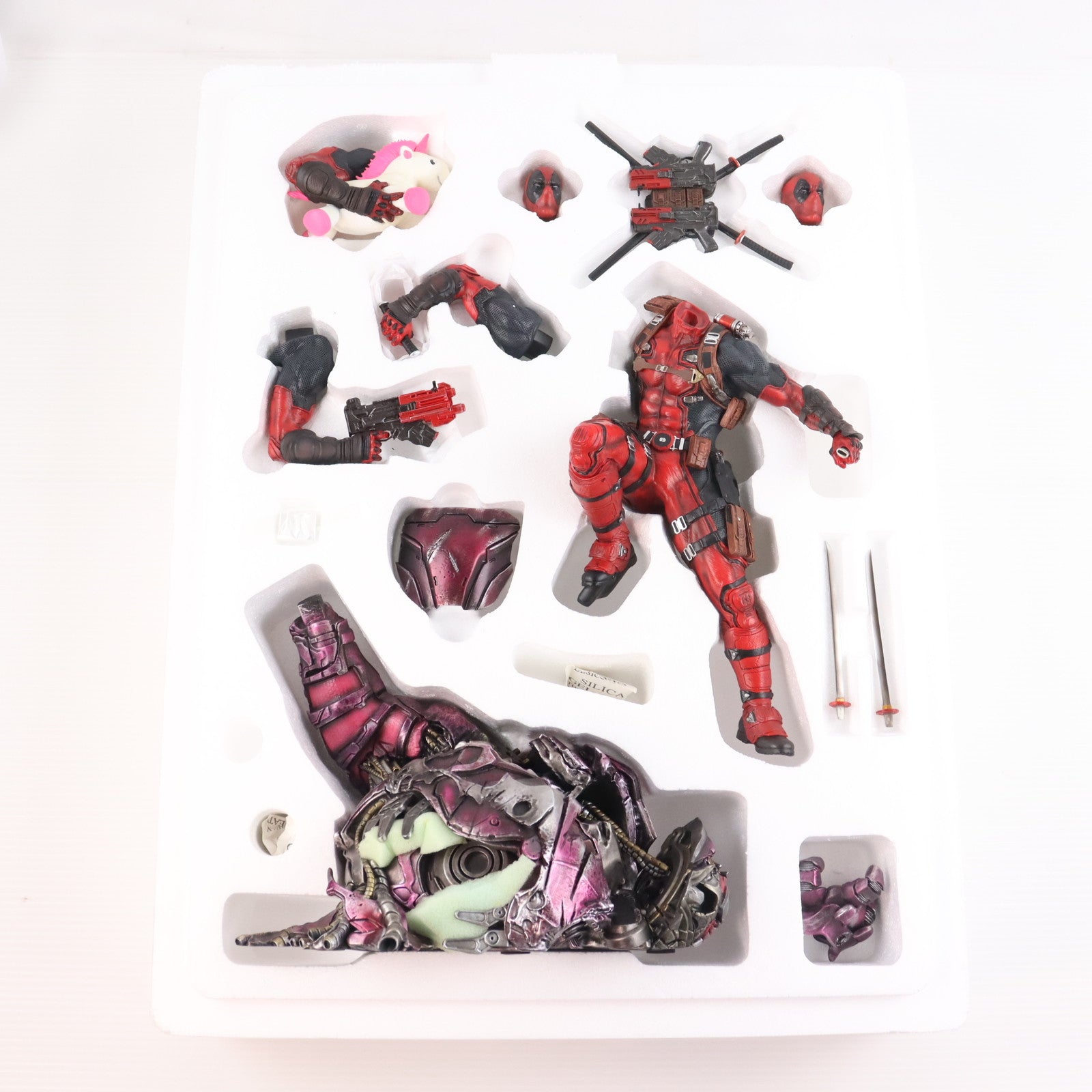 【中古即納】[FIG] デッドプール FINE ART STATUE シグネチャーシリーズ Feat. Kucharek Brothers MARVEL UNIVERSE(マーベルユニバース) 1/6 完成品 フィギュア(MK362) コトブキヤ(20230126)
