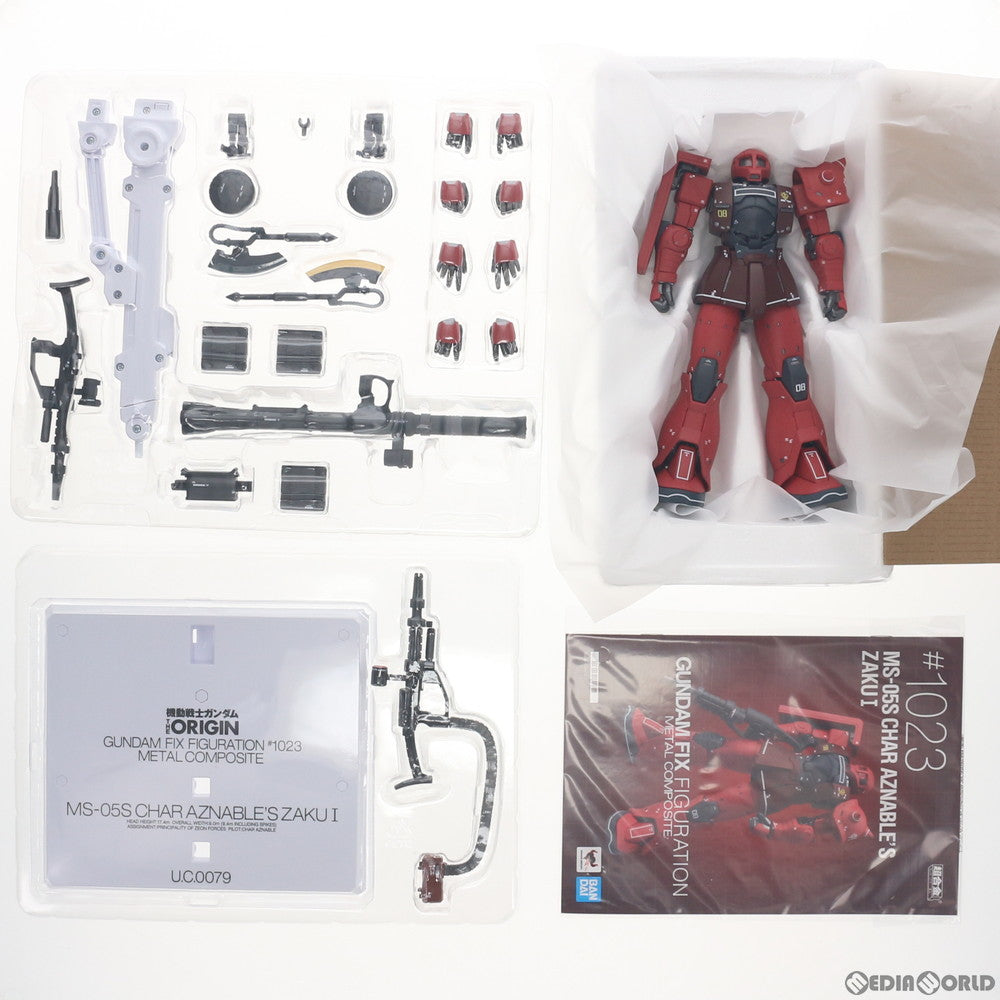 【中古即納】[FIG] GUNDAM FIX FIGURATION METAL COMPOSITE MS-05S ザクI(シャア専用機) 機動戦士ガンダム THE ORIGIN(ジ・オリジン) 完成品 可動フィギュア バンダイスピリッツ(20210130)