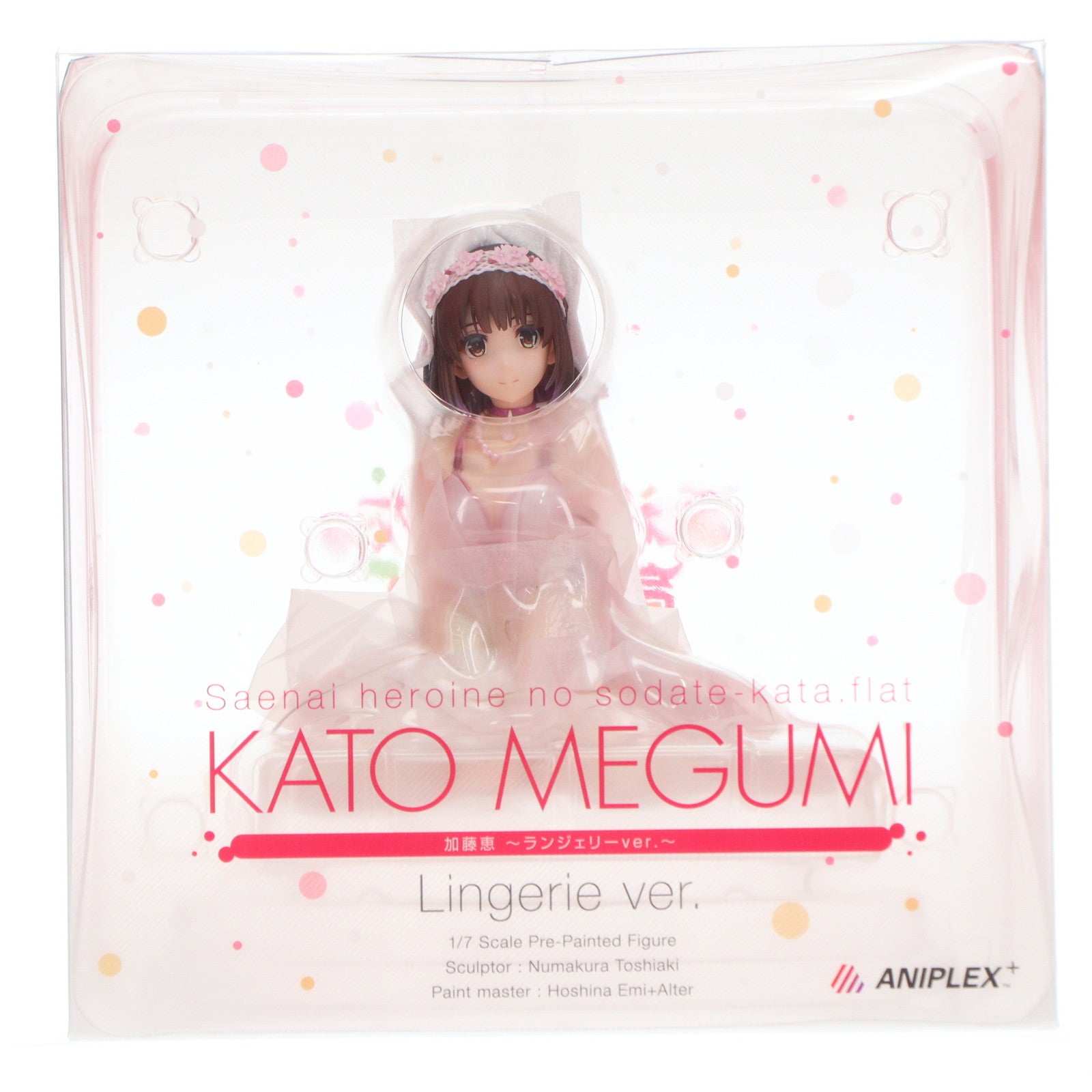 【中古即納】[FIG] ANIPLEX+限定 加藤恵(かとうめぐみ) ～ランジェリーver.～ 冴えない彼女の育てかた♭ 1/7 完成品 フィギュア(MD18-0322001) アニプレックス(20190731)