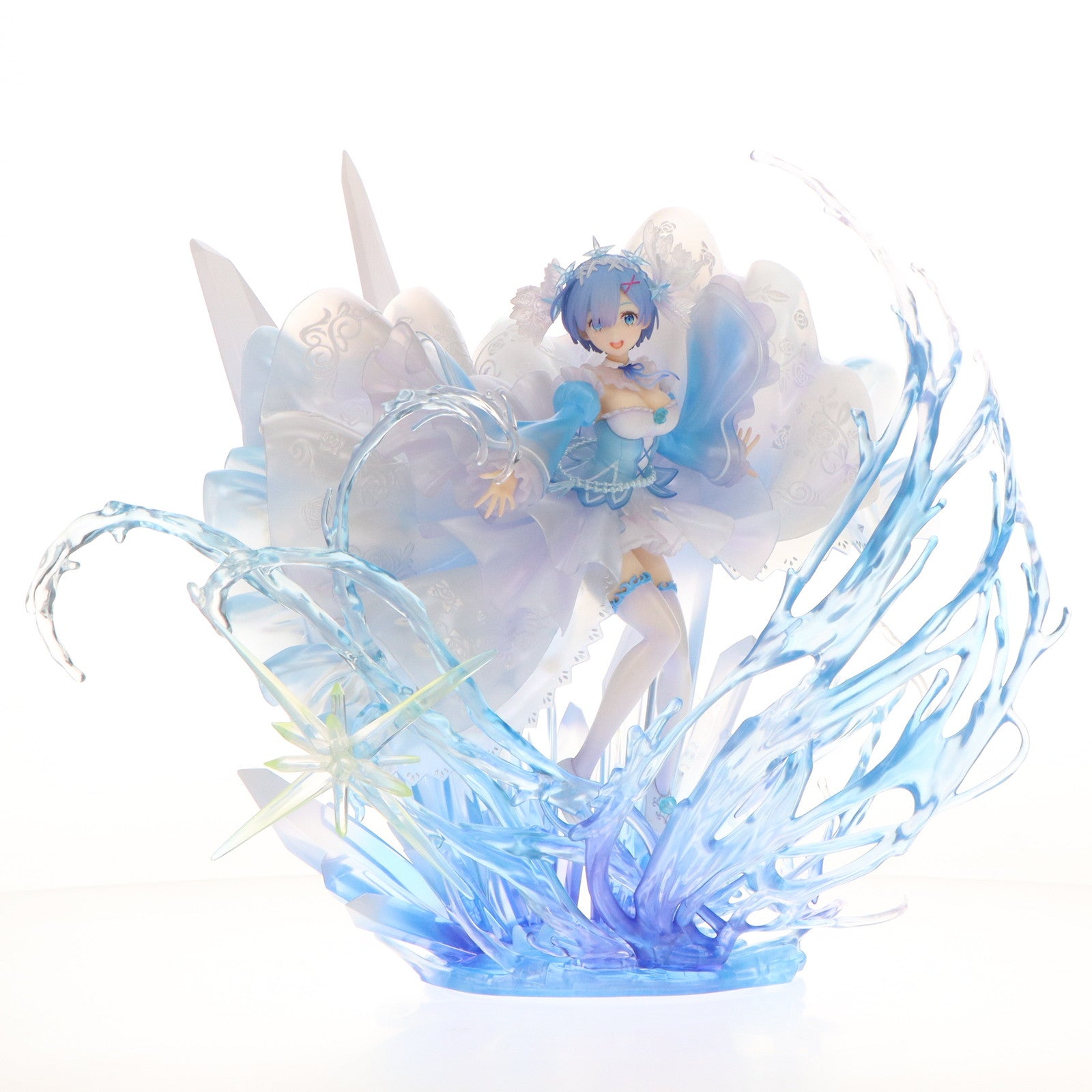 【中古即納】[FIG] レム -Crystal Dress Ver- Re:ゼロから始める異世界生活 1/7 完成品 フィギュア eStream/アルファサテライト(20200930)