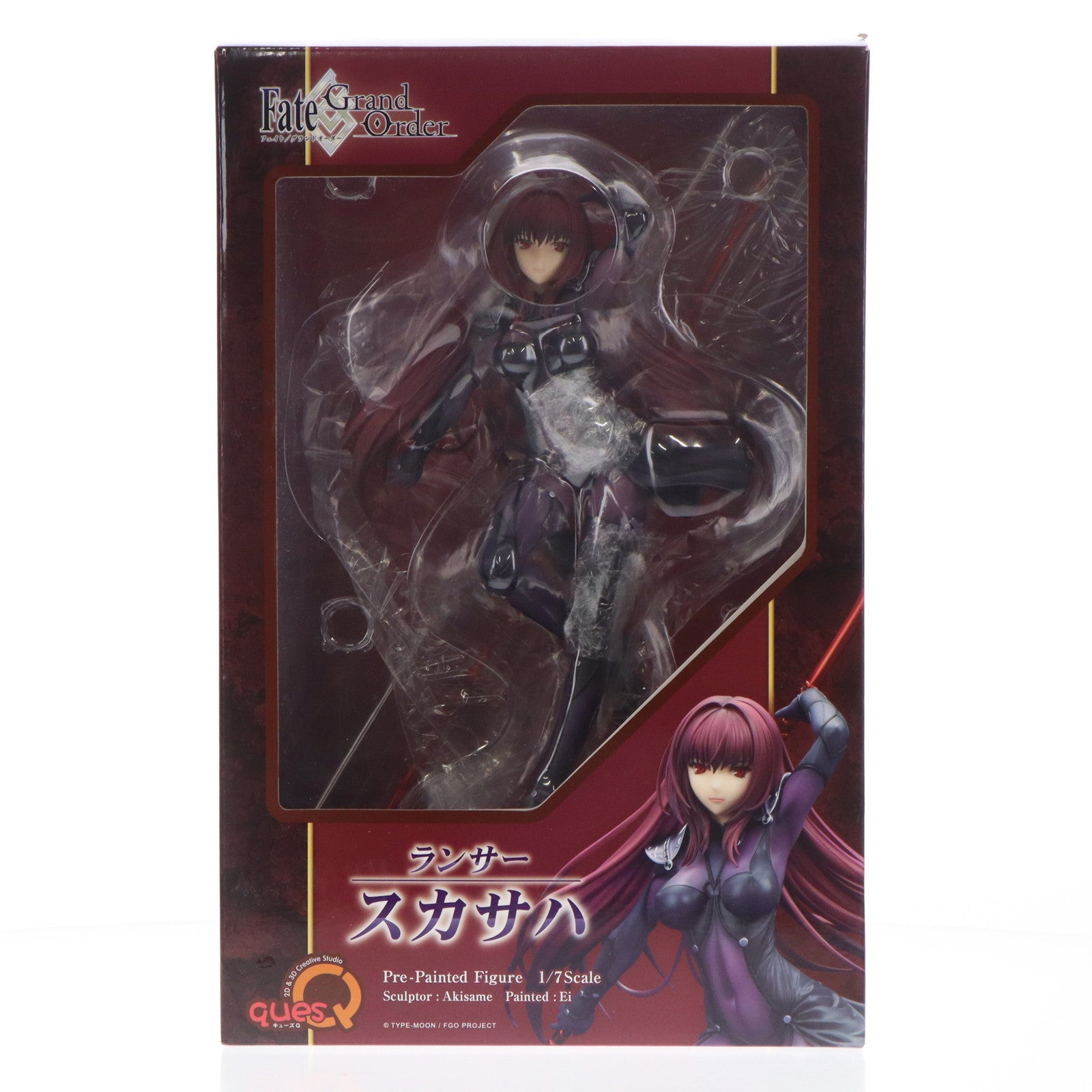 【中古即納】[FIG] ランサー/スカサハ Fate/Grand Order(フェイト グランドオーダー) 1/7 完成品 フィギュア キューズQ(20210430)