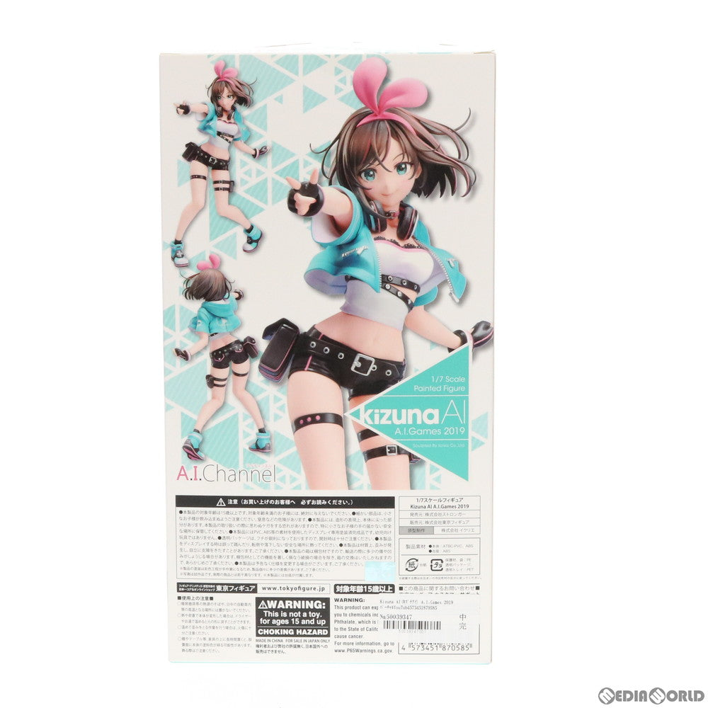 【中古即納】[FIG] Kizuna AI(キズナアイ) A.I.Games 2019 バーチャルYouTuber 1/7 完成品 フィギュア 東京フィギュア&流通限定 ストロンガー(20191130)