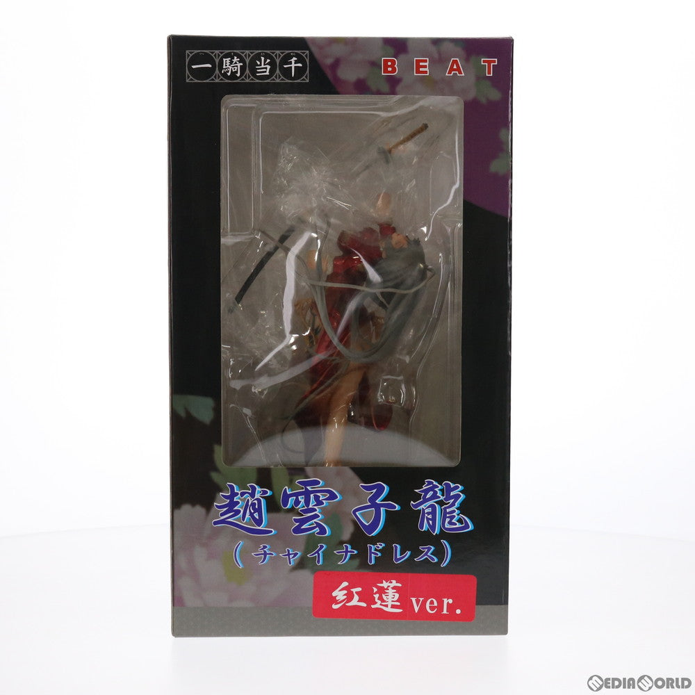 【中古即納】[FIG] あみあみ限定 趙雲子龍(ちょううんしりゅう) チャイナドレス-紅蓮ver.- 一騎当千 1/7 完成品 フィギュア BEAT(ビート)(20120730)