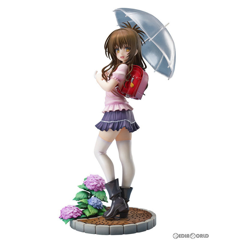 【中古即納】[FIG] 結城美柑(ゆうきみかん) 雨傘 To LOVEる-とらぶる- ダークネス 1/7 完成品 フィギュア(AMU-FNX202) フリュー(20210326)