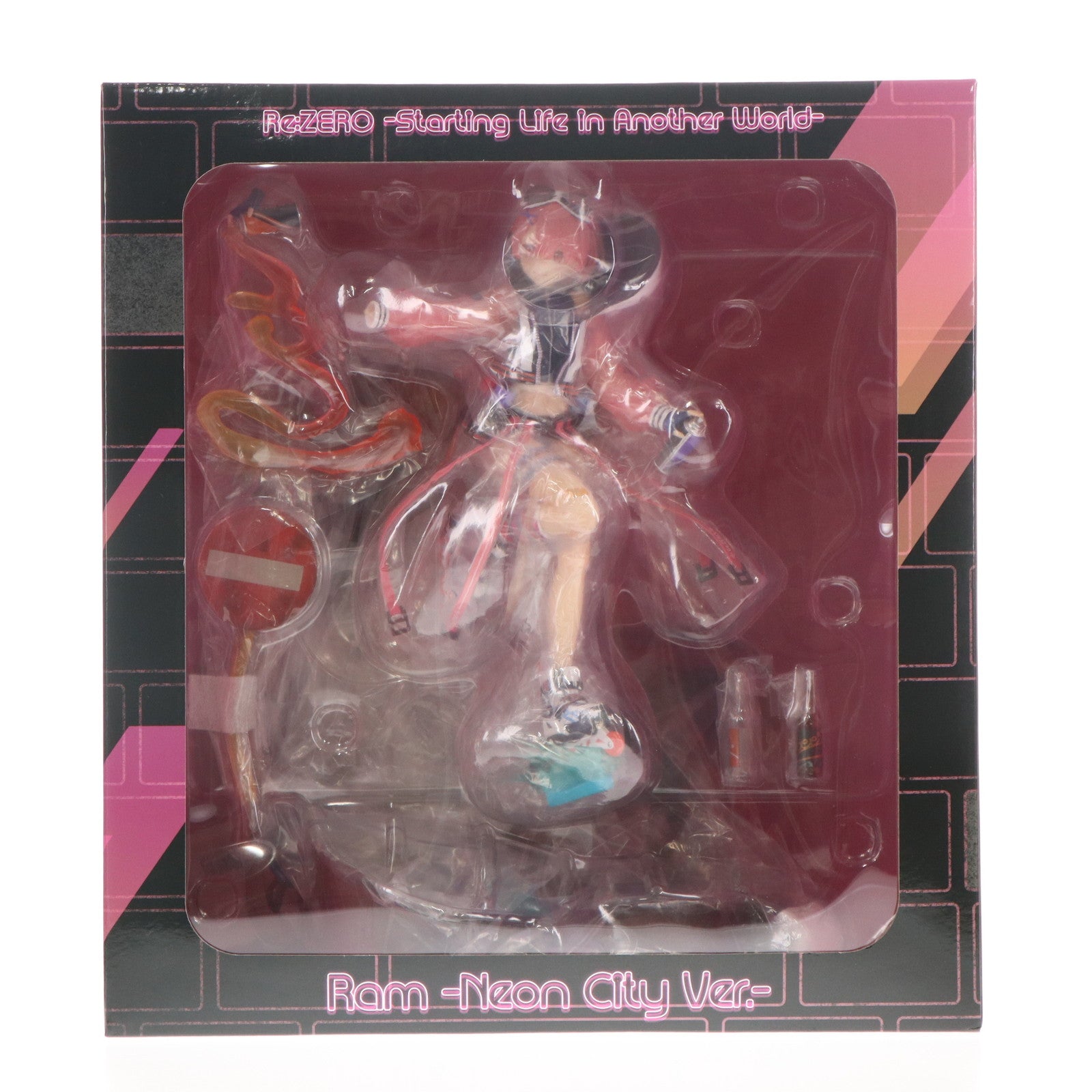 【中古即納】[FIG] 単体購入特典付属 SHIBUYA SCRAMBLE FIGURE ラム -Neon City Ver.- Re:ゼロから始める異世界生活 1/7 完成品 フィギュア eStream Store&Amazon限定 eStream/アルファサテライト(20220630)