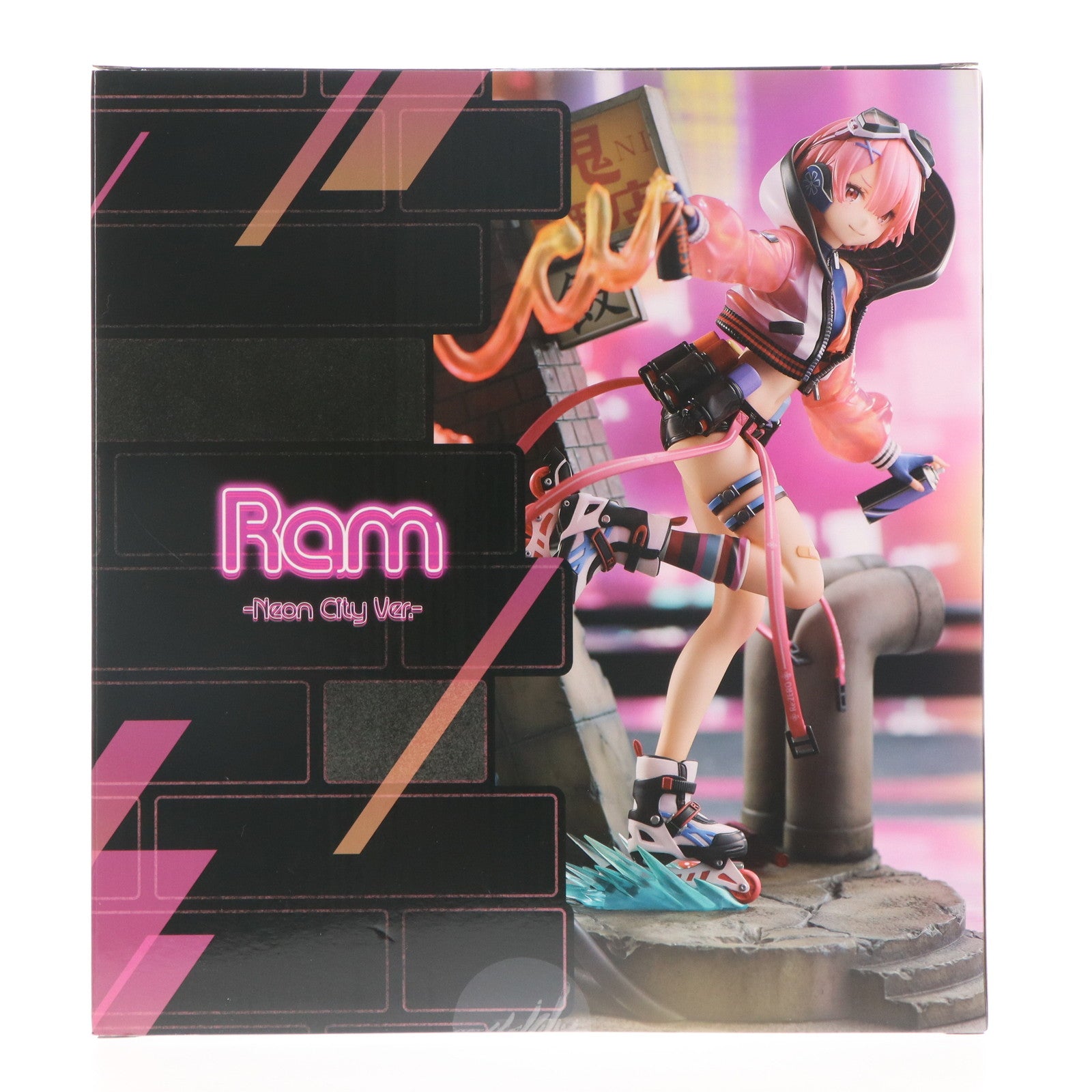 【中古即納】[FIG] 単体購入特典付属 SHIBUYA SCRAMBLE FIGURE ラム -Neon City Ver.- Re:ゼロから始める異世界生活 1/7 完成品 フィギュア eStream Store&Amazon限定 eStream/アルファサテライト(20220630)
