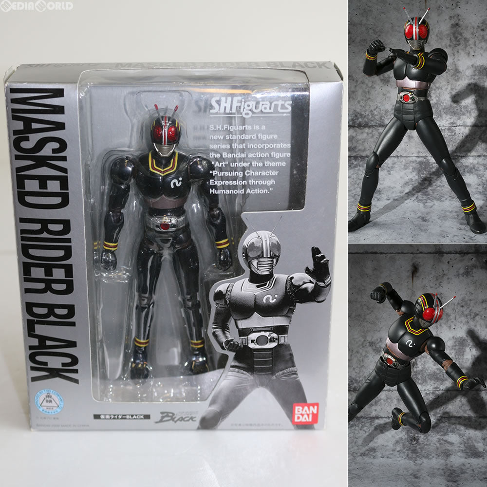 【中古即納】[FIG] S.H.Figuarts(フィギュアーツ) 仮面ライダーBLACK(ブラック)(2009年版) 完成品 可動フィギュア バンダイ(20110611)