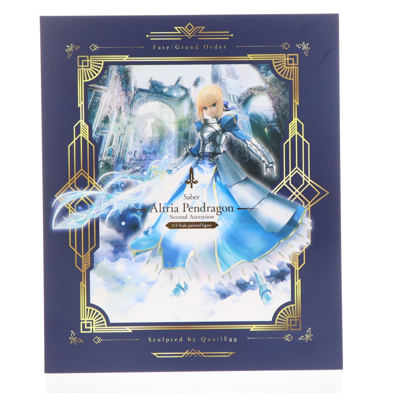 【中古即納】[FIG] B-style セイバー/アルトリア・ペンドラゴン(第二再臨) Fate/Grand Order(フェイト/グランドオーダー) 1/4 完成品 フィギュア GOODSMILE ONLINE SHOP&Amazon&あみあみ限定 FREEing(フリーイング)(20220131)