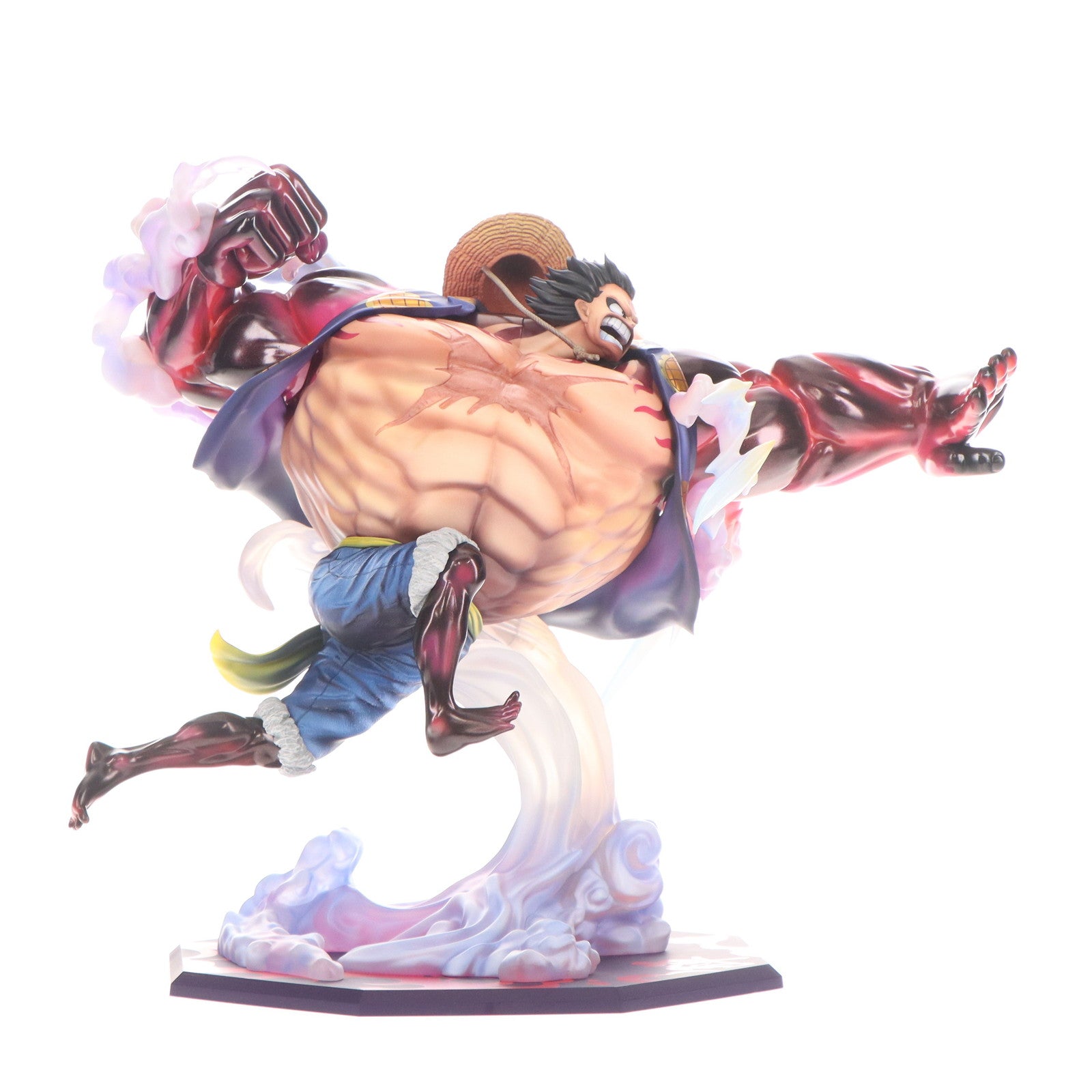 【中古即納】[FIG] Portrait.Of.Pirates P.O.P SA-MAXIMUM モンキー・D・ルフィ ギア4 弾む男 Ver.2 ONE PIECE(ワンピース) 1/8 完成品 フィギュア 一部店舗&オンラインショップ限定 メガハウス(20211130)