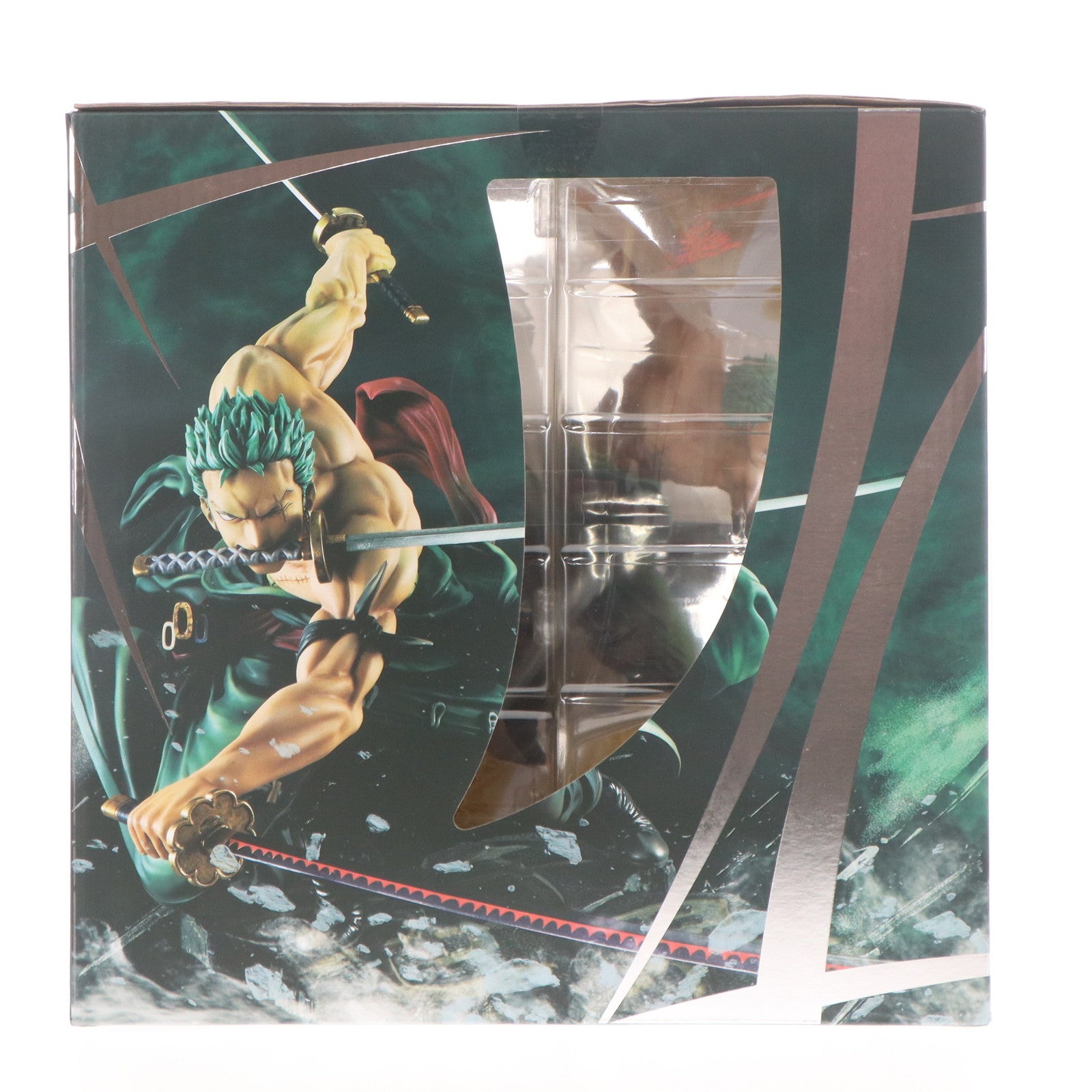 【中古即納】[FIG] Portrait.Of.Pirates P.O.P ワンピース SA-MAXIMUM ロロノア・ゾロ Ver.三・千・世・界!! ONE PIECE 1/8 完成品 フィギュア 一部オンラインショップ&麦わらストア限定 メガハウス(20190531)