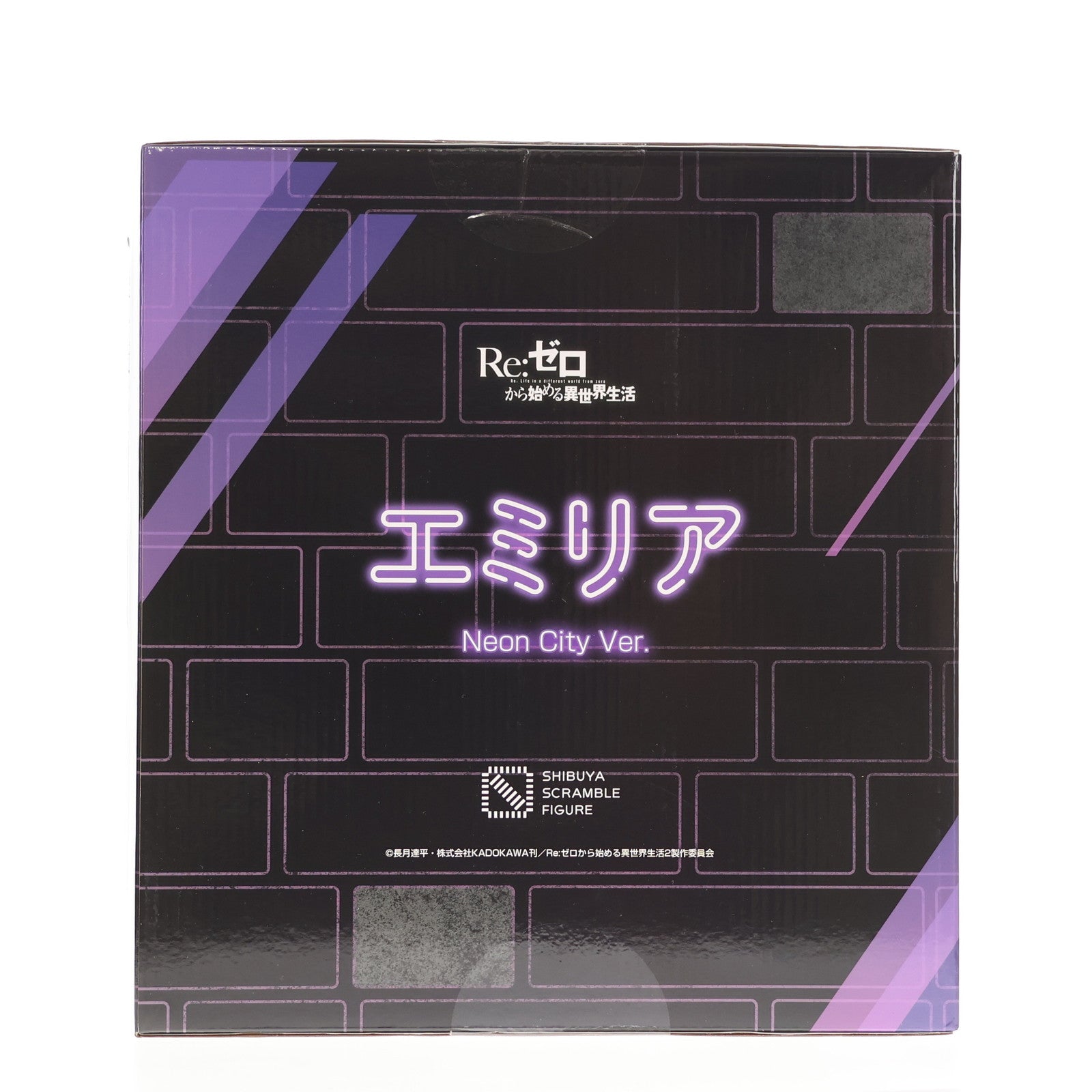 【中古即納】[FIG] 単体購入特典付属 SHIBUYA SCRAMBLE FIGURE エミリア -Neon City Ver.- Re:ゼロから始める異世界生活 1/7 完成品 フィギュア eStream Store&Amazon限定 eStream/アルファサテライト(20220630)