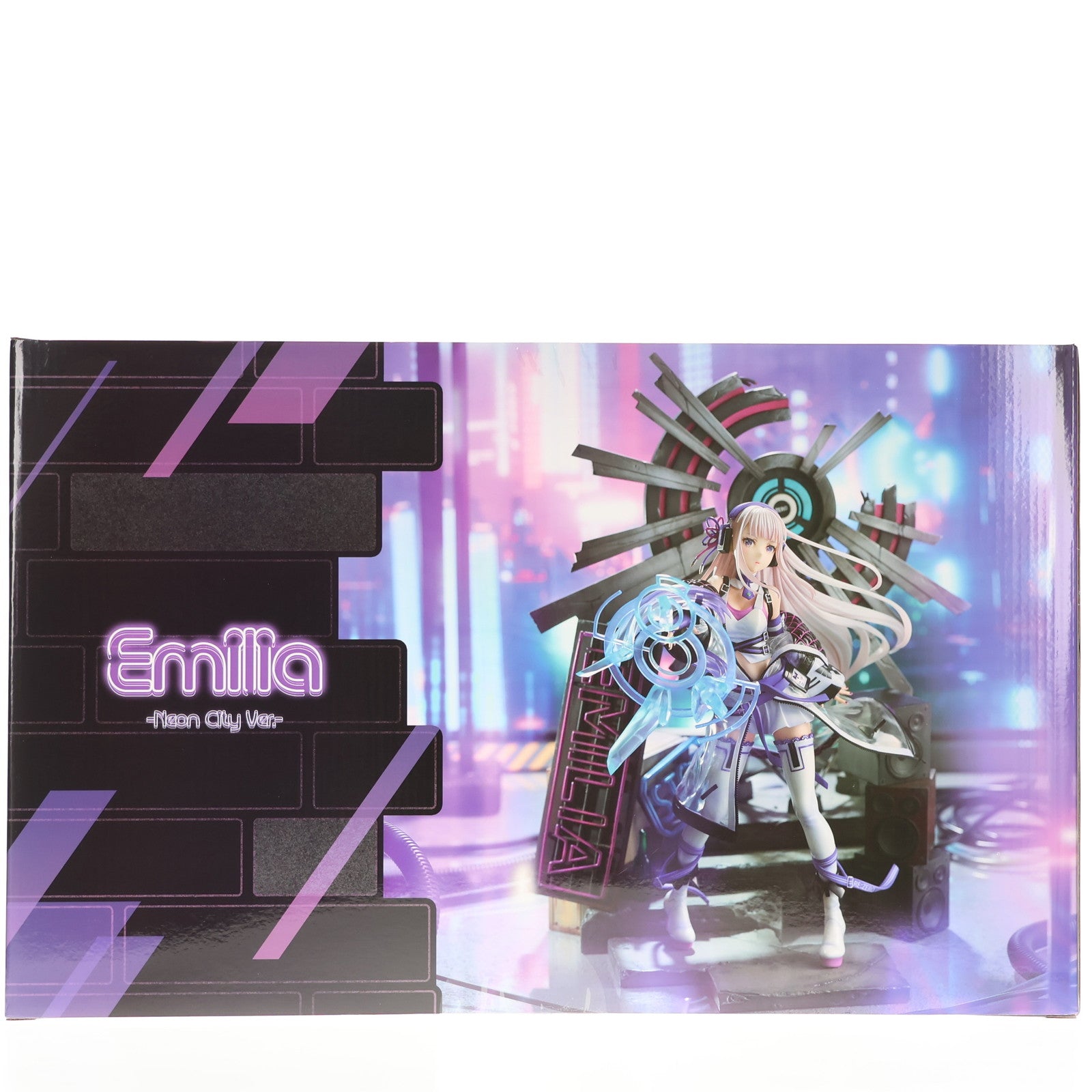 【中古即納】[FIG] 単体購入特典付属 SHIBUYA SCRAMBLE FIGURE エミリア -Neon City Ver.- Re:ゼロから始める異世界生活 1/7 完成品 フィギュア eStream Store&Amazon限定 eStream/アルファサテライト(20220630)