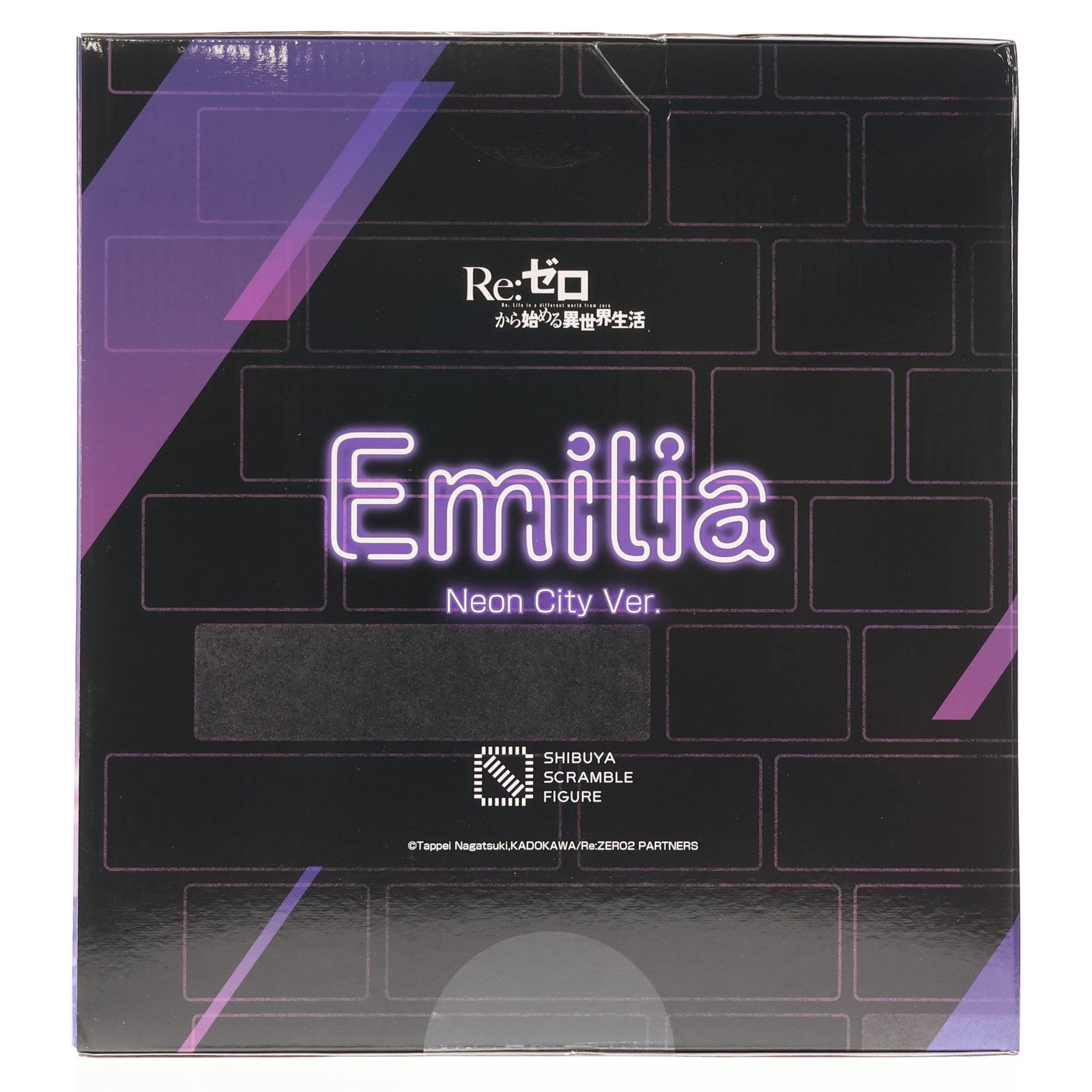 【中古即納】[FIG] 単体購入特典付属 SHIBUYA SCRAMBLE FIGURE エミリア -Neon City Ver.- Re:ゼロから始める異世界生活 1/7 完成品 フィギュア eStream Store&Amazon限定 eStream/アルファサテライト(20220630)