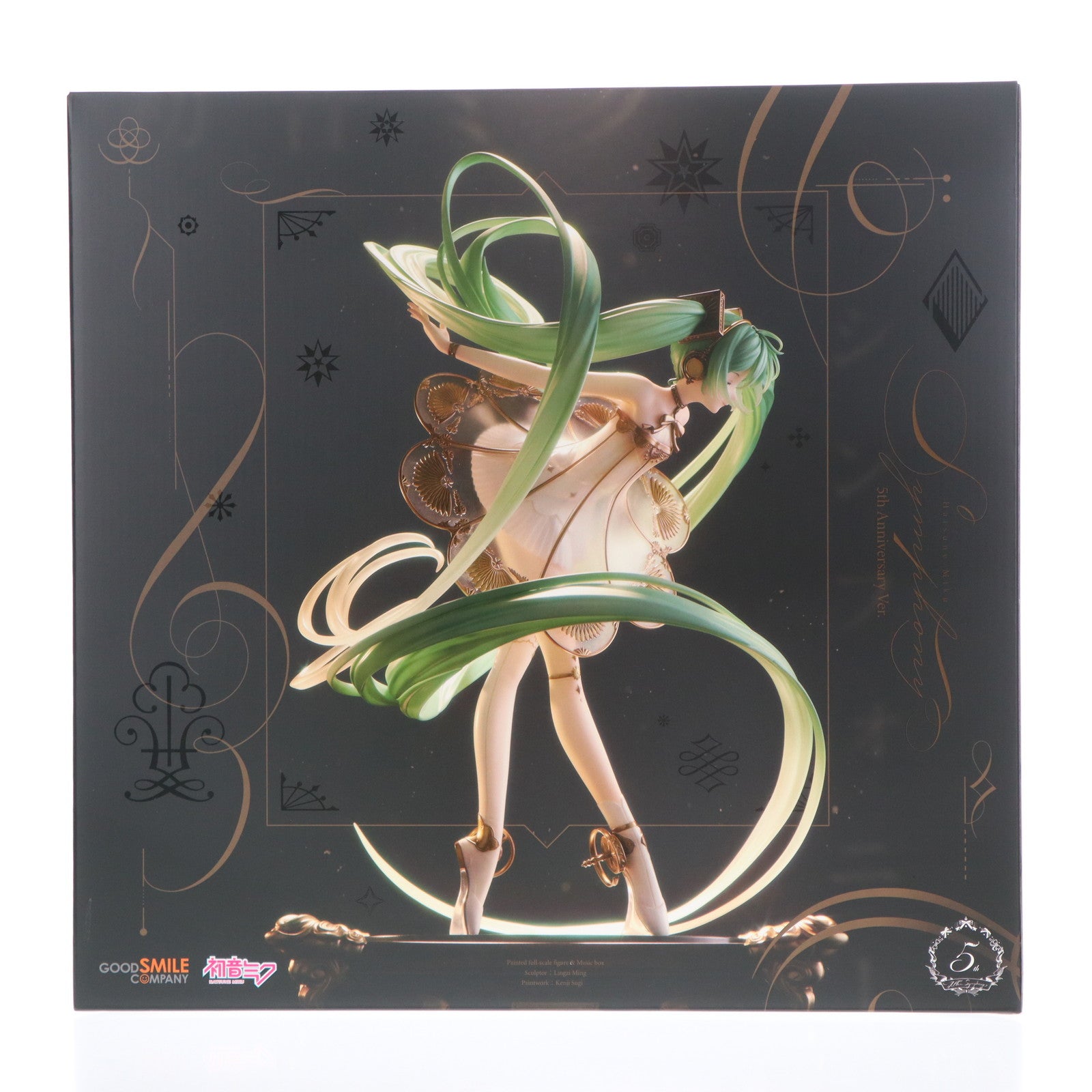 【中古即納】[FIG] 初音ミクシンフォニー 5th Anniversary Ver. キャラクター・ボーカル・シリーズ01 初音ミク 1/1 完成品 フィギュア グッドスマイルカンパニー(20230420)