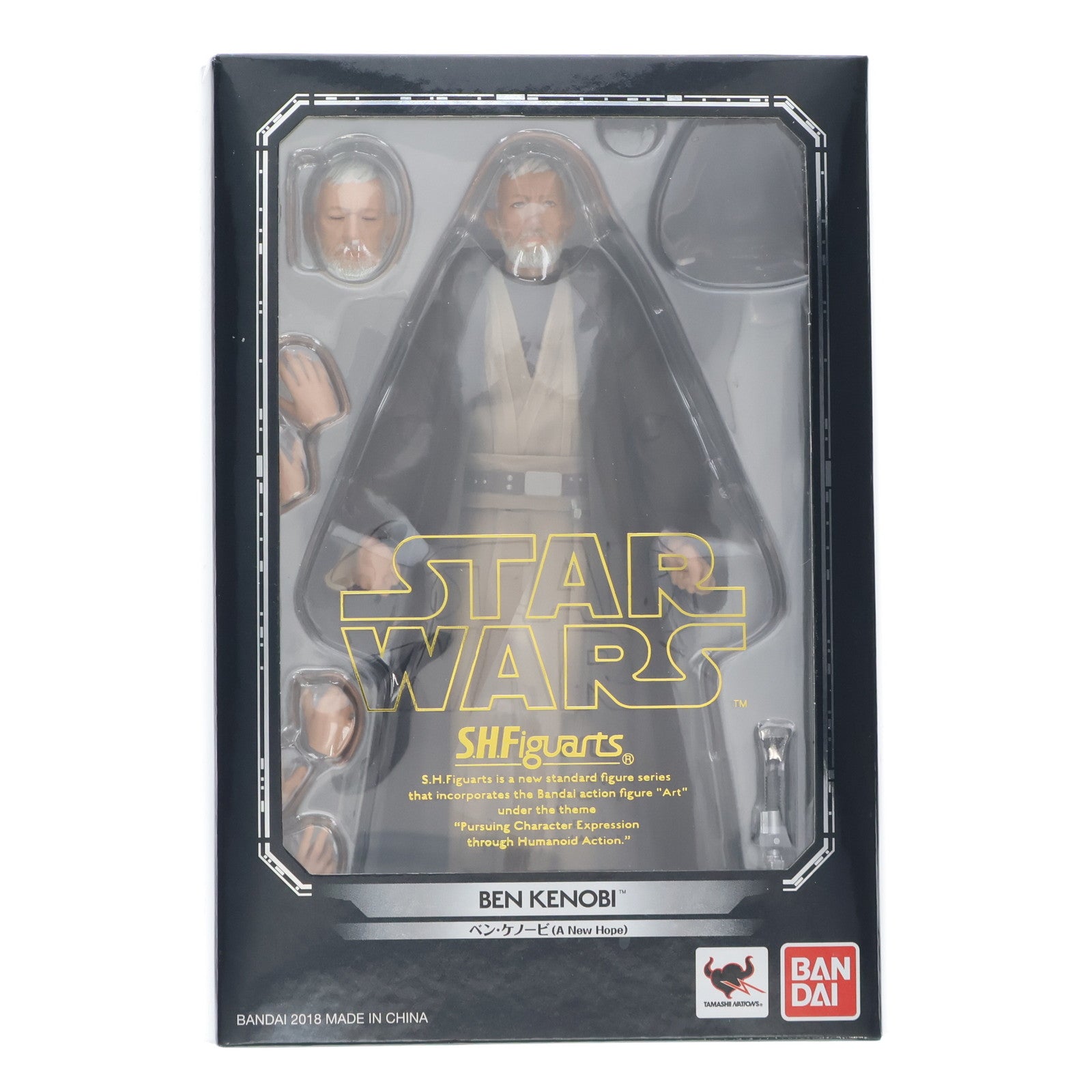 【中古即納】[FIG] S.H.Figuarts(フィギュアーツ) ベン・ケノービ(A New Hope) STAR WARS(スター・ウォーズ) エピソード4/新たなる希望 完成品 可動フィギュア バンダイ(20180629)