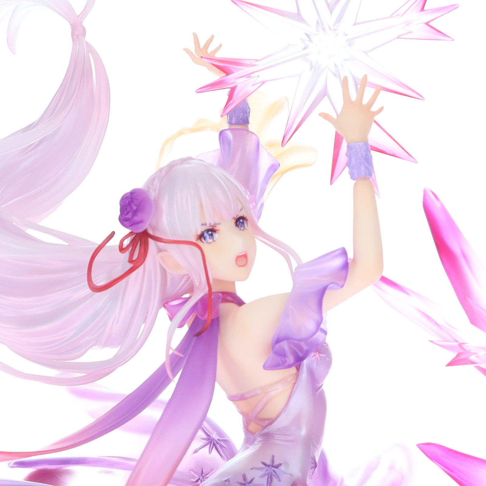 【中古即納】[FIG] eStream Store限定 SHIBUYA SCRAMBLE FIGURE 氷結のエミリア -Crystal Dress Ver- Re:ゼロから始める異世界生活 1/7 完成品 フィギュア eStream/アルファサテライト(20220430)