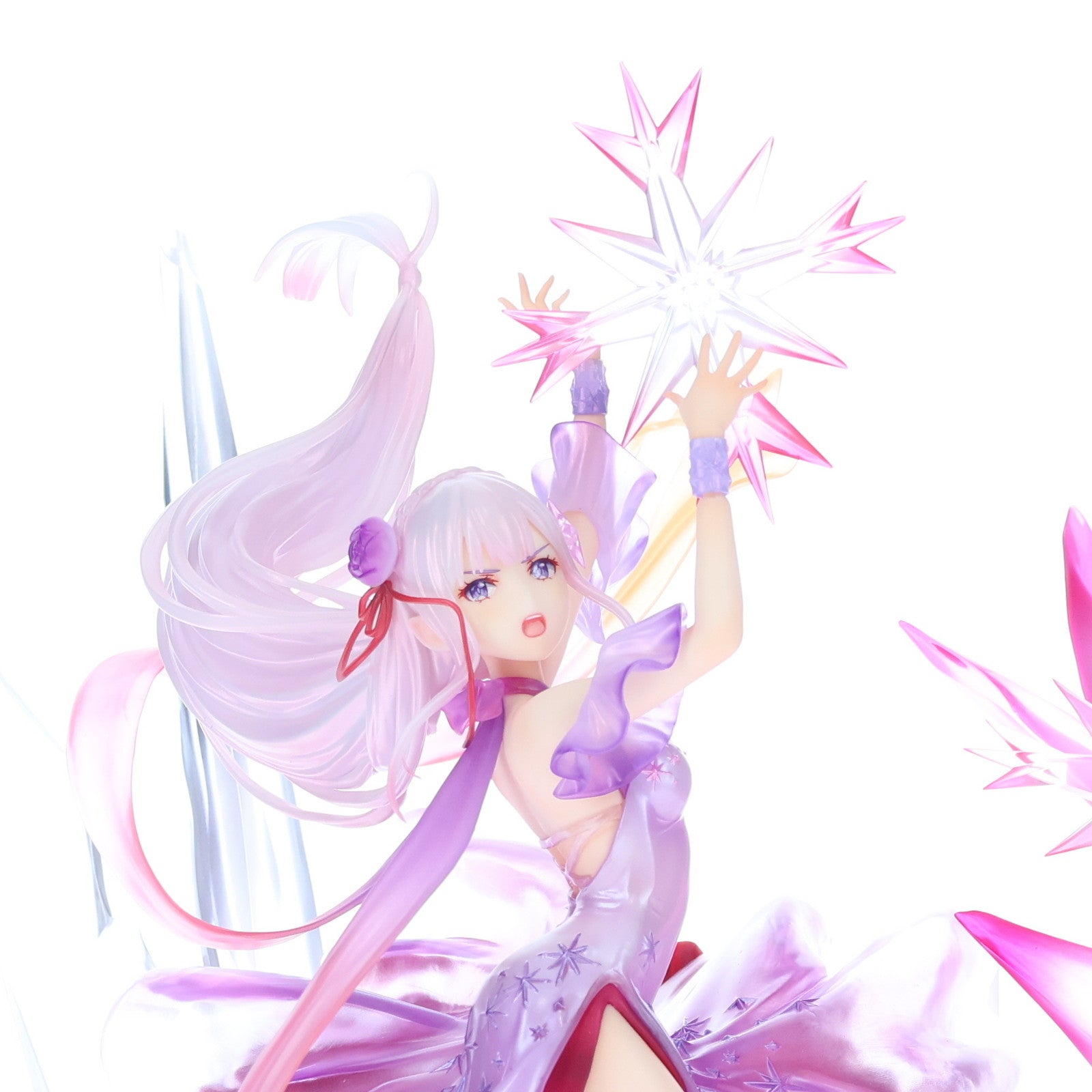 【中古即納】[FIG] eStream Store限定 SHIBUYA SCRAMBLE FIGURE 氷結のエミリア -Crystal Dress Ver- Re:ゼロから始める異世界生活 1/7 完成品 フィギュア eStream/アルファサテライト(20220430)