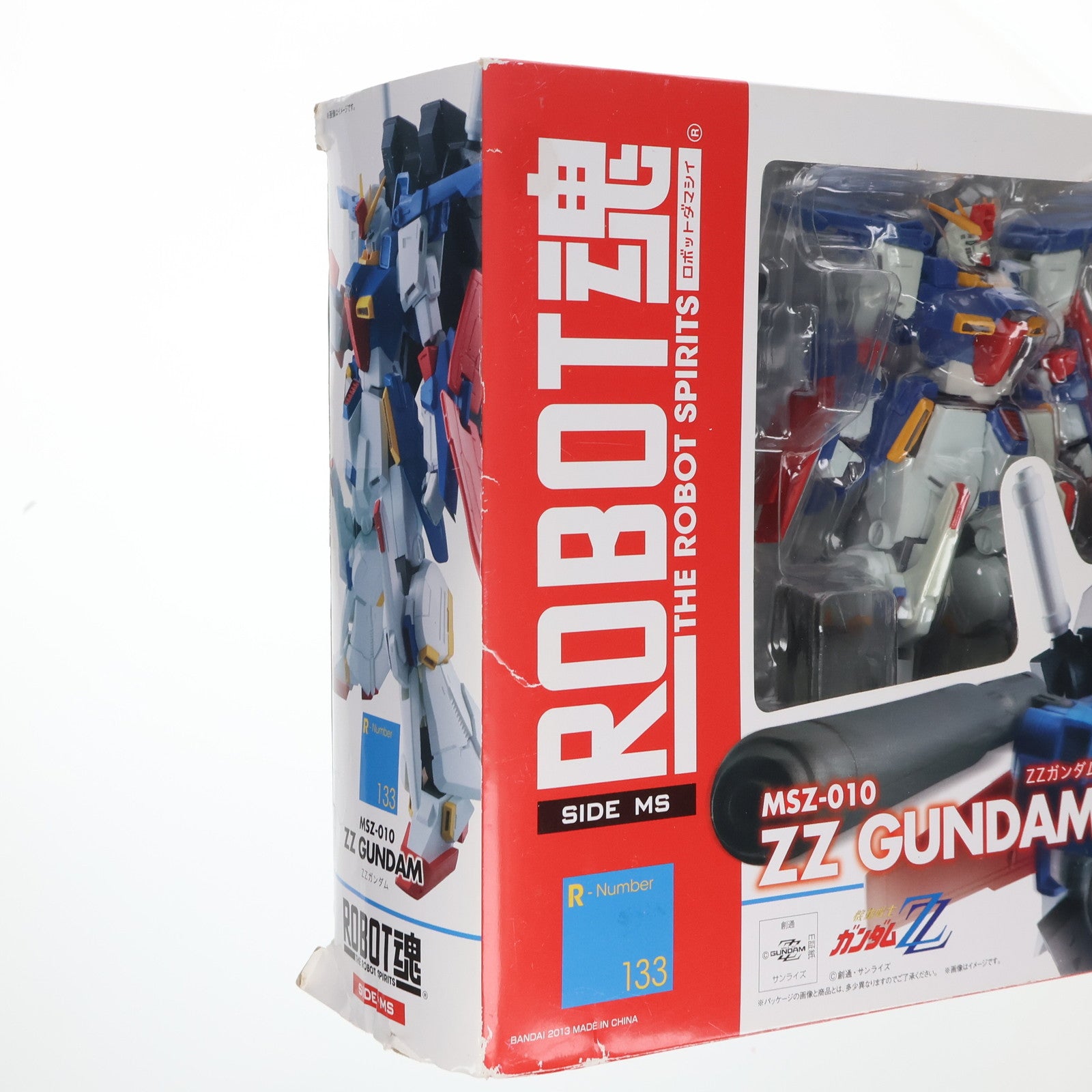 【中古即納】[FIG] ROBOT魂(SIDE MS) ZZガンダム 機動戦士ガンダムZZ(ダブルゼータ) 完成品 可動フィギュア バンダイ(20130126)