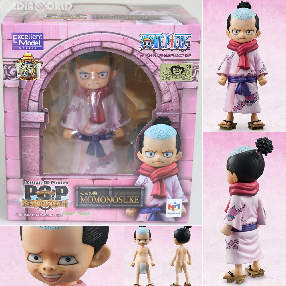 【中古即納】[FIG] Portrait.Of.Pirates P.O.P Sailing Again モモの助 ONE PIECE(ワンピース) 1/8 完成品 フィギュア メガハウス(20140906)