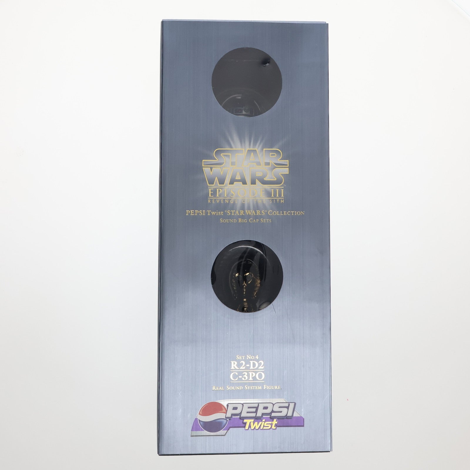 【中古即納】[FIG] PEPSI Twist STAR WARS COLLECTION サウンドビッグキャップセットNo.4 R2-D2/C-3PO 完成品 フィギュア サントリー(19991231)