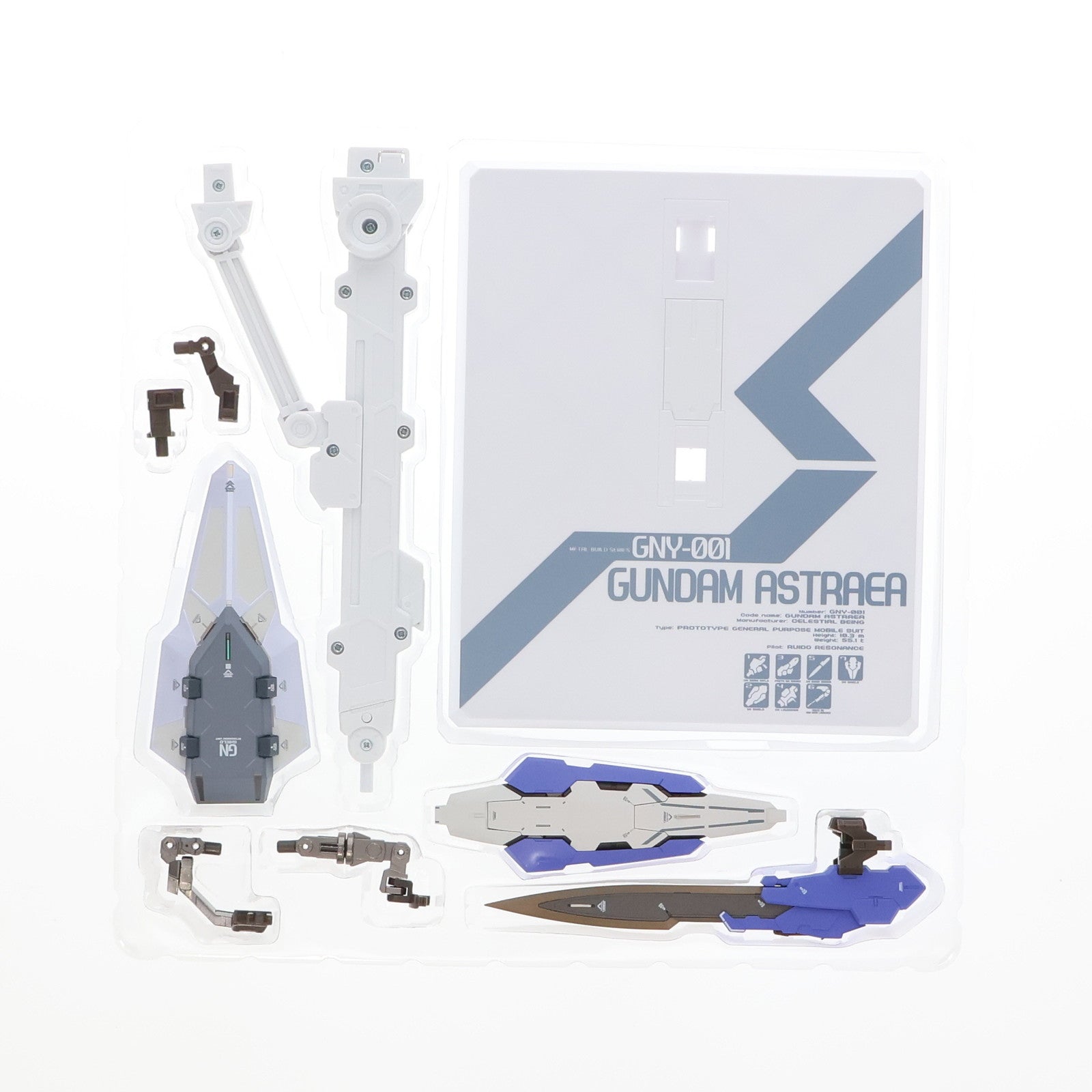 【中古即納】[FIG] 魂ウェブ商店限定 METAL BUILD ガンダムアストレア+プロトGNハイメガランチャー 機動戦士ガンダム00P(ダブルオーピー) 完成品 可動フィギュア バンダイスピリッツ(20190630)