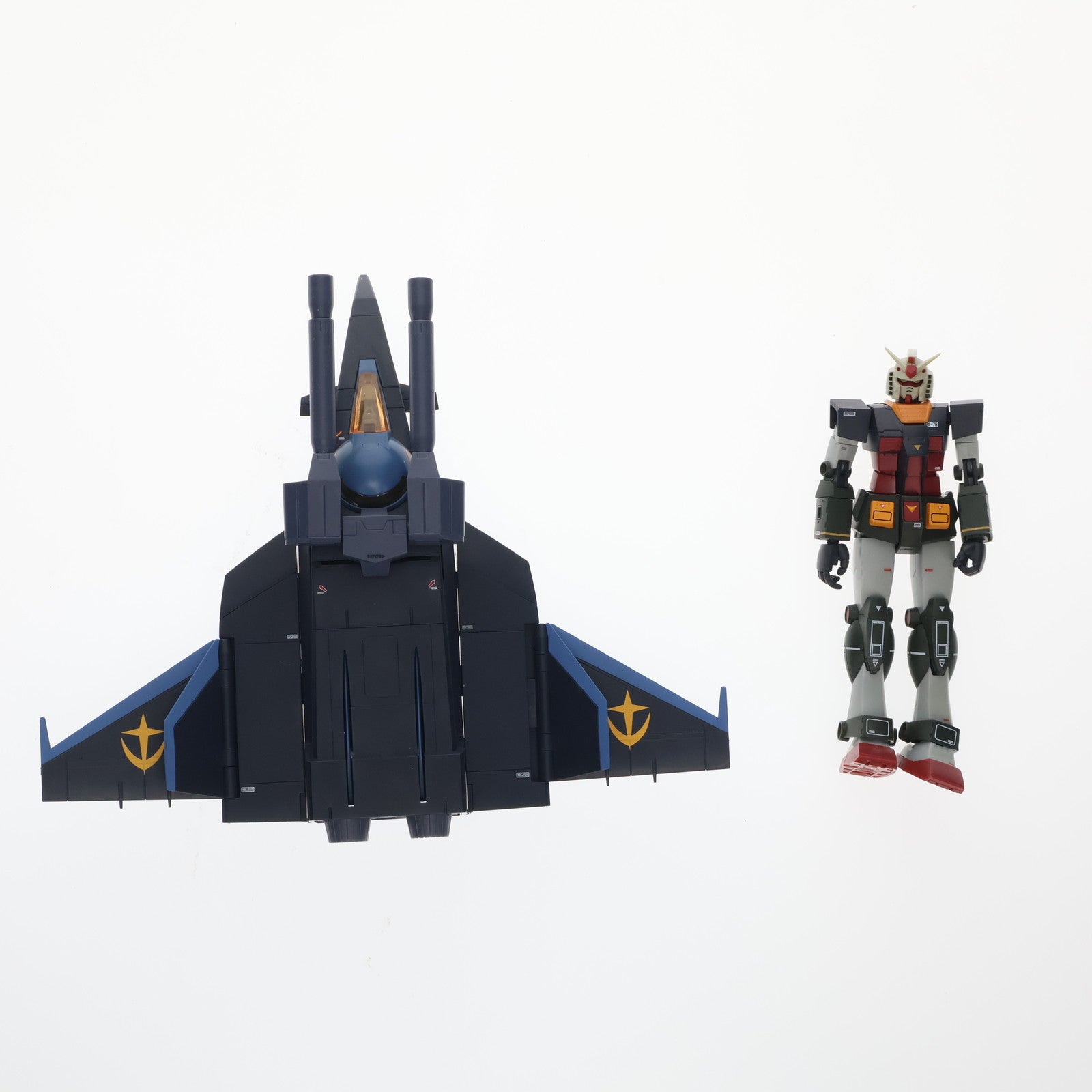 【中古即納】[FIG] ROBOT魂(SIDE MS) RX-78-2 ガンダム & Gファイター ver A.N.I.M.E.～リアルタイプカラー～ 機動戦士ガンダム 完成品 可動フィギュア 魂ウェブ商店限定 バンダイスピリッツ(20181026)