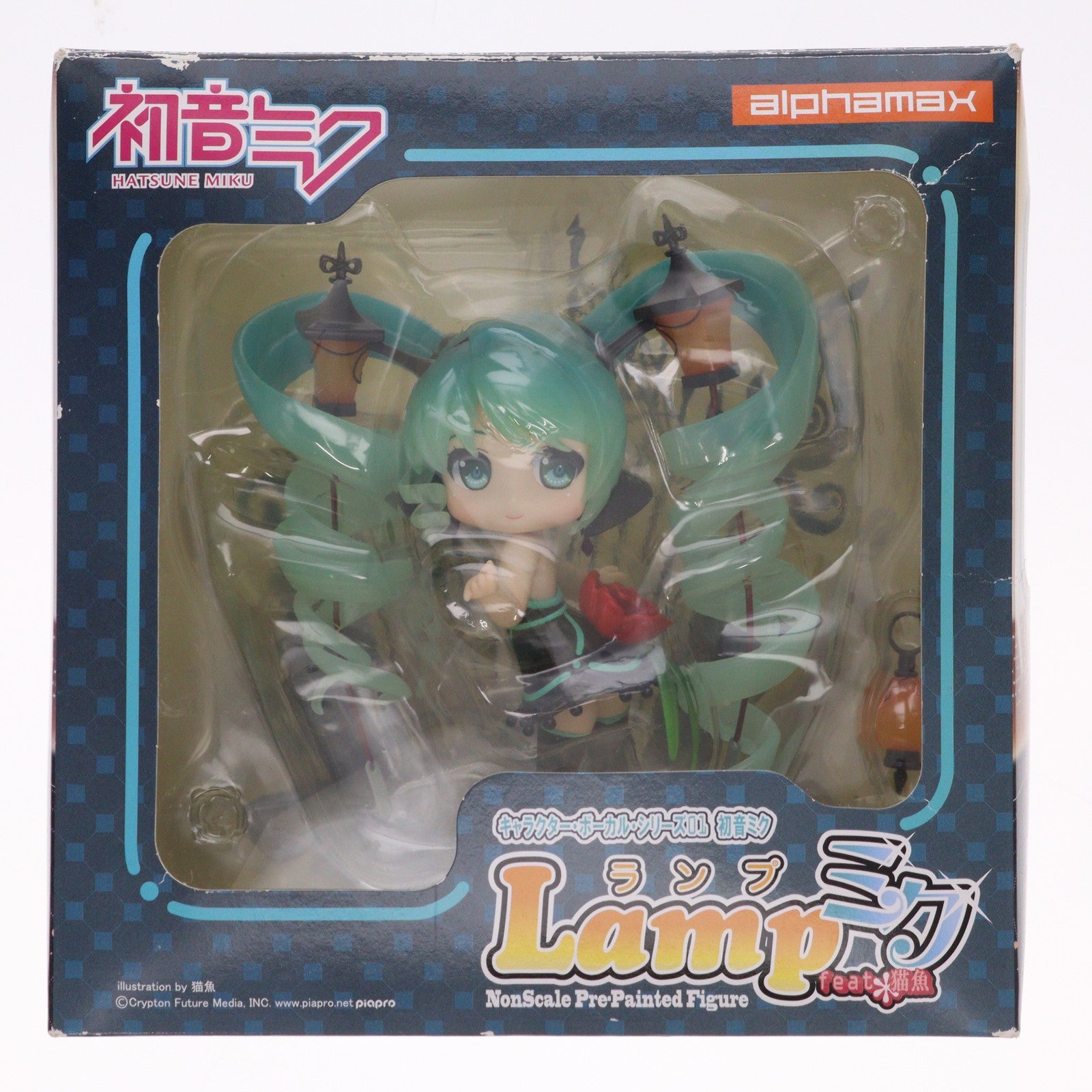 【中古即納】[FIG] ポストカード無し Lampミク feat.猫魚 キャラクター・ボーカル・シリーズ01 初音ミク 完成品 フィギュア アルファマックス(20131025)