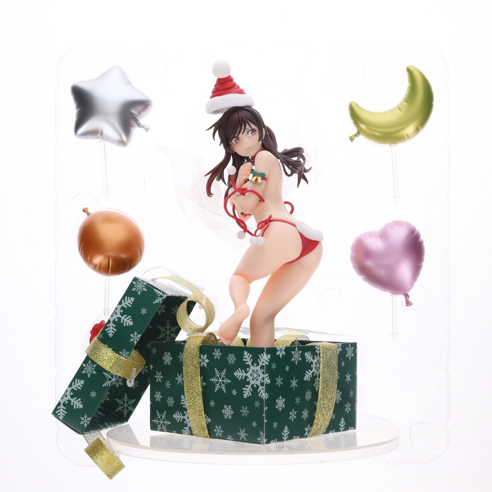 【中古即納】[FIG] 水原千鶴(みずはらちづる) サンタビキニdeふわもこフィギュア 彼女、お借りします 1/6 完成品 フィギュア 箱入り娘(20220901)