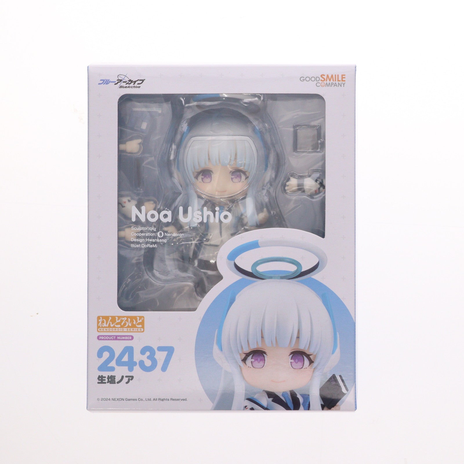 【中古即納】[FIG] グッドスマイルカンパニー公式ショップ特典付属 ねんどろいど 2437 生塩ノア(うしおのあ) ブルーアーカイブ -Blue Archive- 完成品 可動フィギュア グッドスマイルカンパニー(20240930)