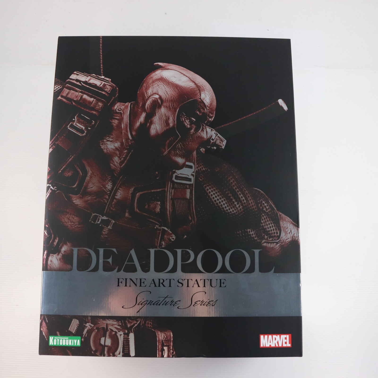 【中古即納】[FIG] デッドプール FINE ART STATUE シグネチャーシリーズ Feat. Kucharek Brothers MARVEL UNIVERSE(マーベルユニバース) 1/6 完成品 フィギュア(MK362) コトブキヤ(20230126)