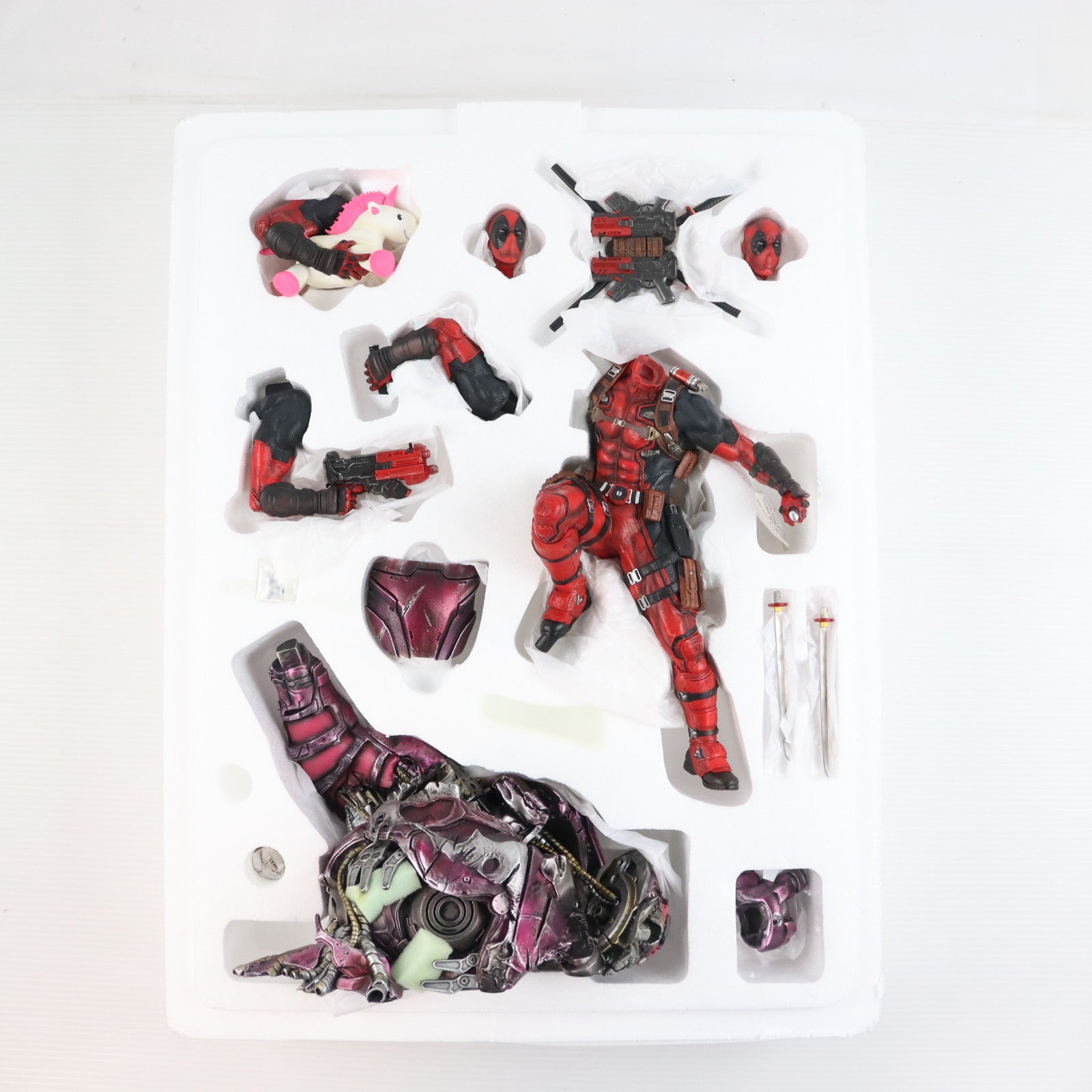 【中古即納】[FIG] デッドプール FINE ART STATUE シグネチャーシリーズ Feat. Kucharek Brothers MARVEL UNIVERSE(マーベルユニバース) 1/6 完成品 フィギュア(MK362) コトブキヤ(20230126)