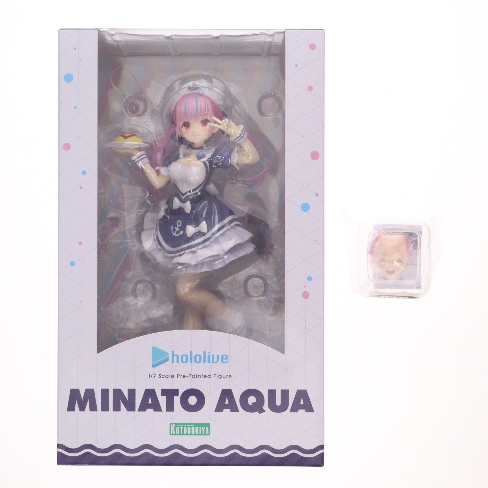 【中古即納】[FIG] (再販) コトブキヤショップ限定特典付属 湊あくあ(みなとあくあ) ホロライブプロダクション 1/7 完成品 フィギュア(PV100) コトブキヤ(20230520)
