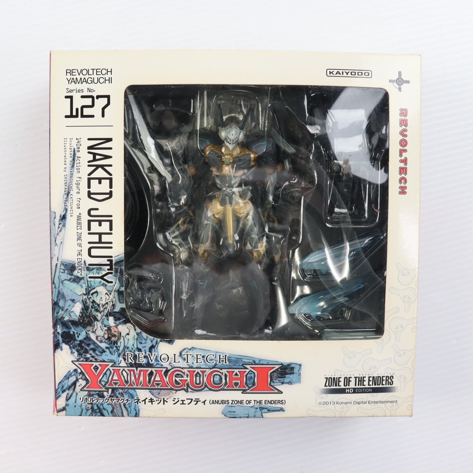 【中古即納】[FIG] リボルテックヤマグチ No.127 ネイキッド ジェフティ ANUBIS ZONE OF THE ENDERS(アヌビス ゾーンオブエンダーズ) 完成品 可動フィギュア 海洋堂(20130116)