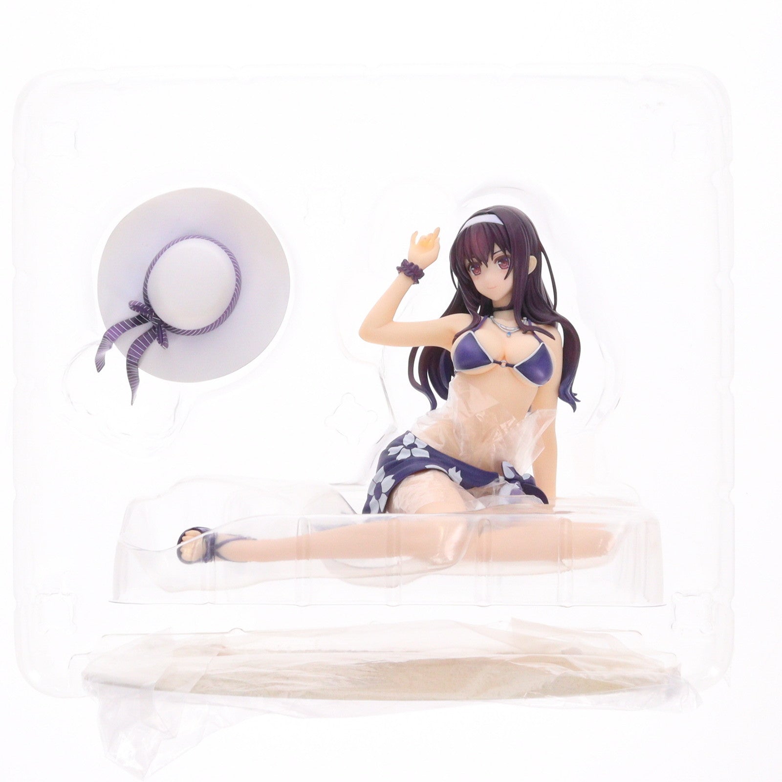 【中古即納】[FIG] ポストカード付属 霞ヶ丘詩羽(かすみがおかうたは) 水着Ver. 冴えない彼女の育てかた♭ 1/7 完成品 フィギュア グッドスマイルカンパニー(20180720)