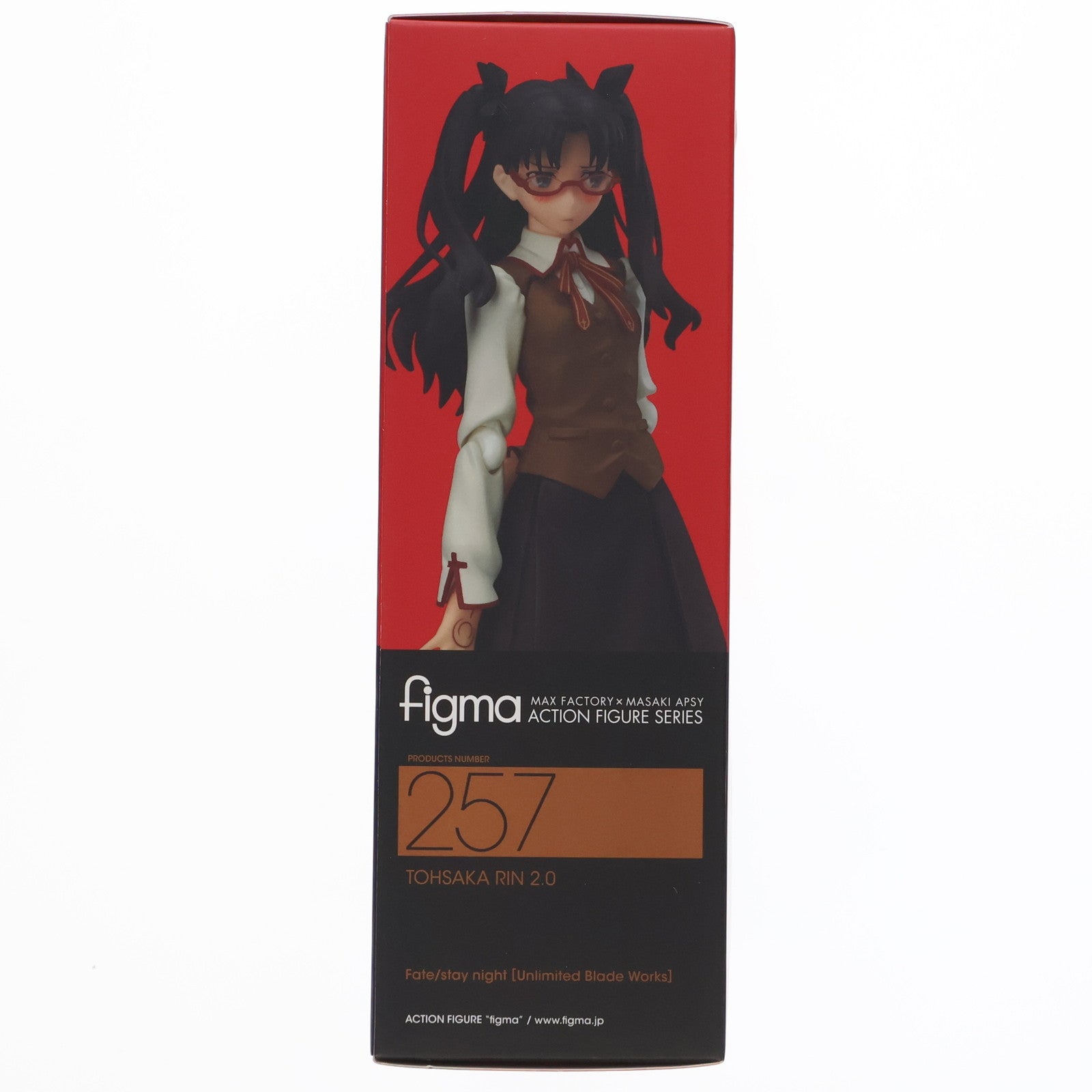 【中古即納】[FIG] figma(フィグマ) 257 遠坂凛2.0(とおさかりん) Fate/stay night[Unlimited Blade Works](フェイト/ステイナイト アンリミテッドブレイドワークス) 完成品 可動フィギュア マックスファクトリー(20151001)
