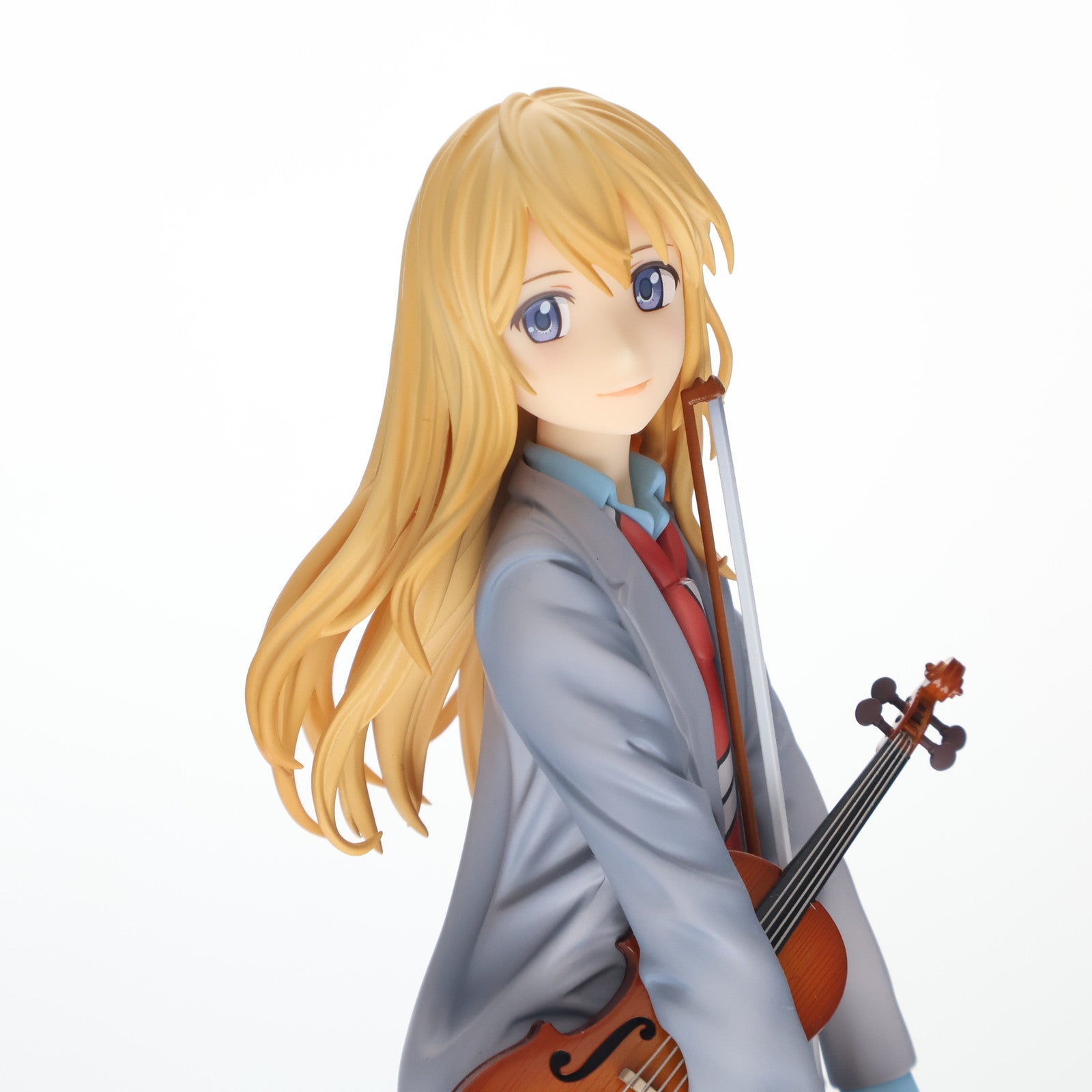 【中古即納】[FIG] (再々販) GOODSMILE ONLINE SHOP購入特典付属 宮園かをり(みやぞのかをり) 四月は君の嘘 1/8 完成品 フィギュア グッドスマイルカンパニー(20241231)