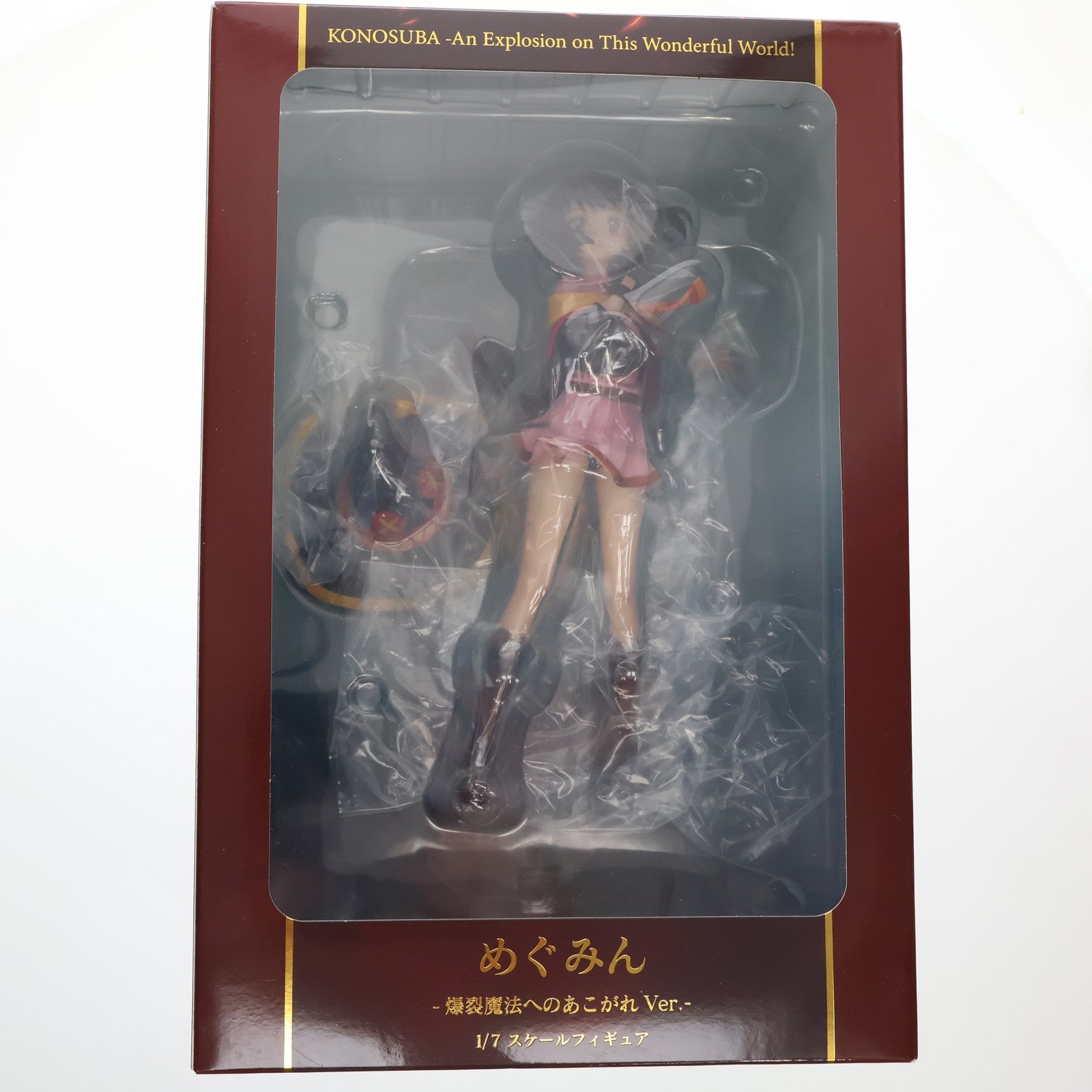 【中古即納】[FIG] SHIBUYA SCRAMBLE FIGURE めぐみん -爆裂魔法へのあこがれ Ver.- この素晴らしい世界に爆焔を! 1/7 完成品 フィギュア CyberZ(20250730)