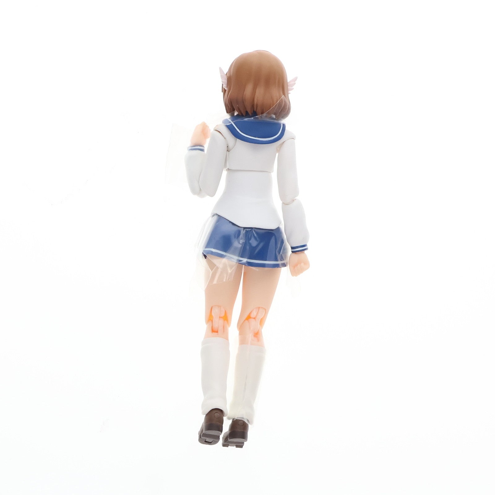 【中古即納】[FIG] S.H.Figuarts(フィギュアーツ) 佐倉羽音(制服)&CB400 SUPER FOUR(さくらはね) ばくおん!! 完成品 可動フィギュア バンダイ(20160930)