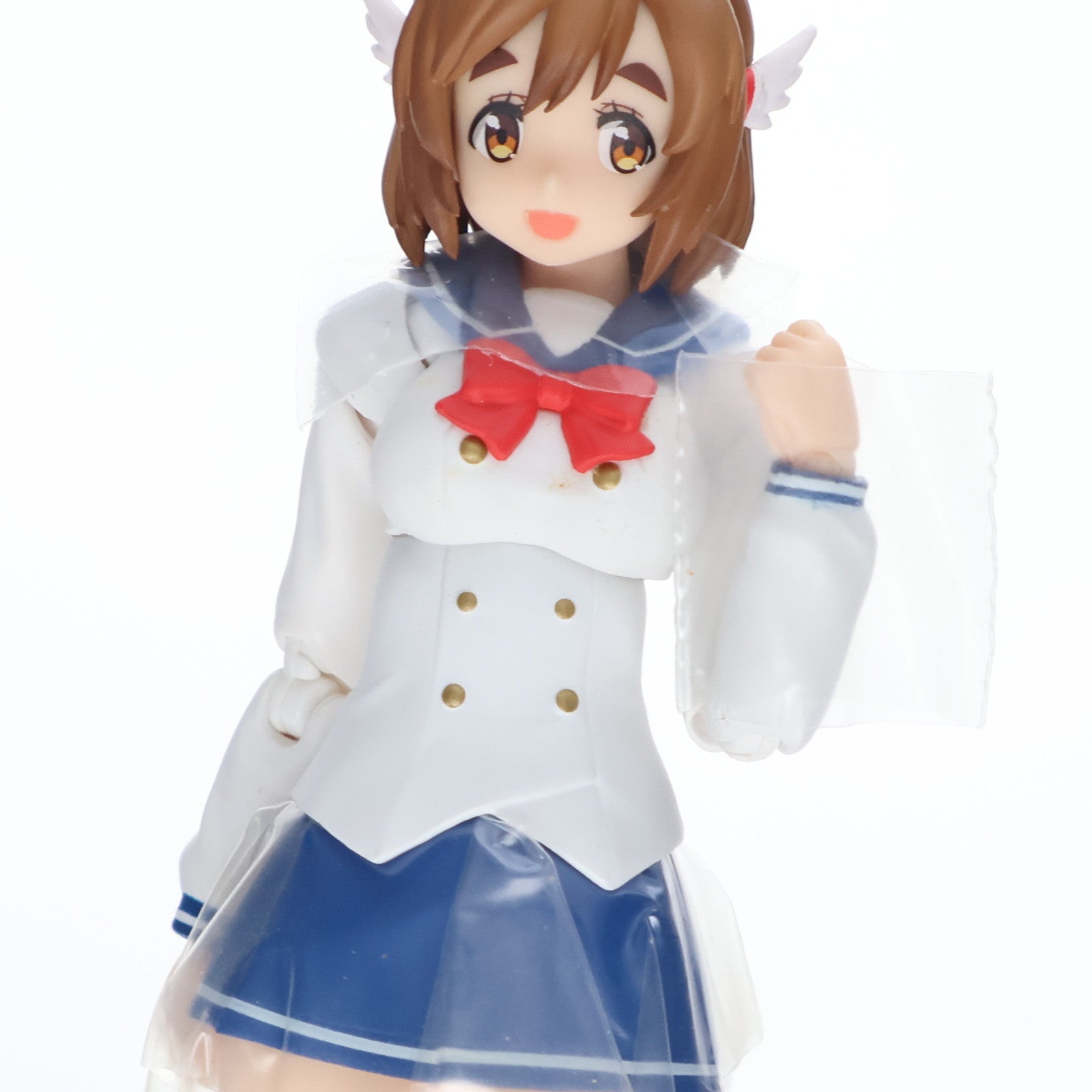 【中古即納】[FIG] S.H.Figuarts(フィギュアーツ) 佐倉羽音(制服)&CB400 SUPER FOUR(さくらはね) ばくおん!! 完成品 可動フィギュア バンダイ(20160930)