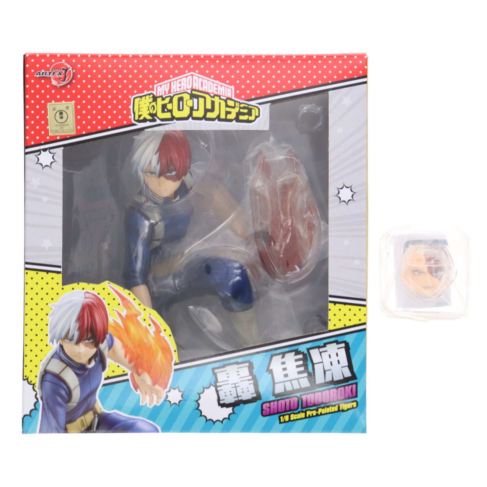 【中古即納】[FIG] コトブキヤショップ限定特典付属 ARTFX J 轟焦凍(とどろきしょうと) 僕のヒーローアカデミア 1/8 完成品 フィギュア(PP791) タカラトミー/コトブキヤ(20190627)