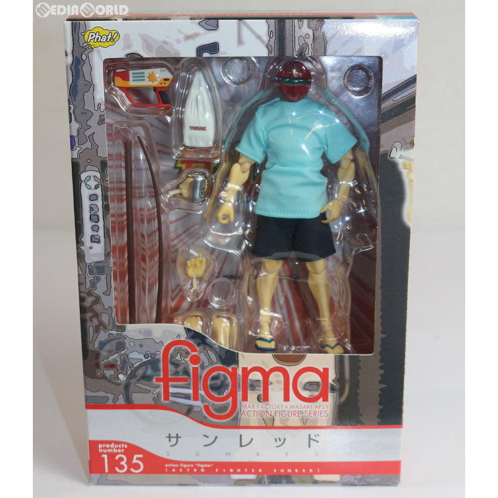 【中古即納】[FIG] figma(フィグマ) 135 サンレッド 天体戦士サンレッド 完成品 可動フィギュア Phat!(ファット・カンパニー)(20120822)