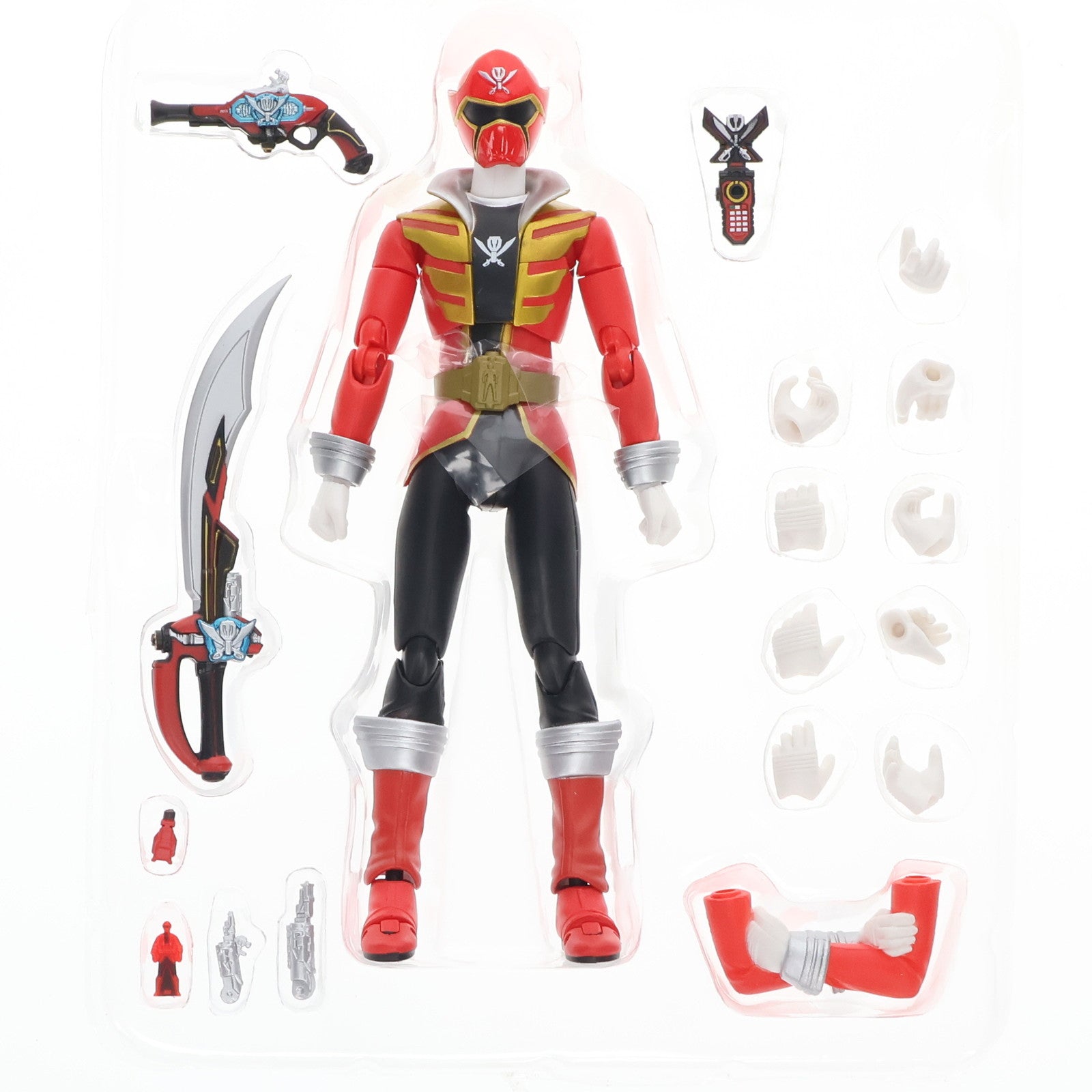 【中古即納】[FIG] S.H.Figuarts(フィギュアーツ) ゴーカイレッド 海賊戦隊ゴーカイジャー 完成品 可動フィギュア バンダイ(20110923)