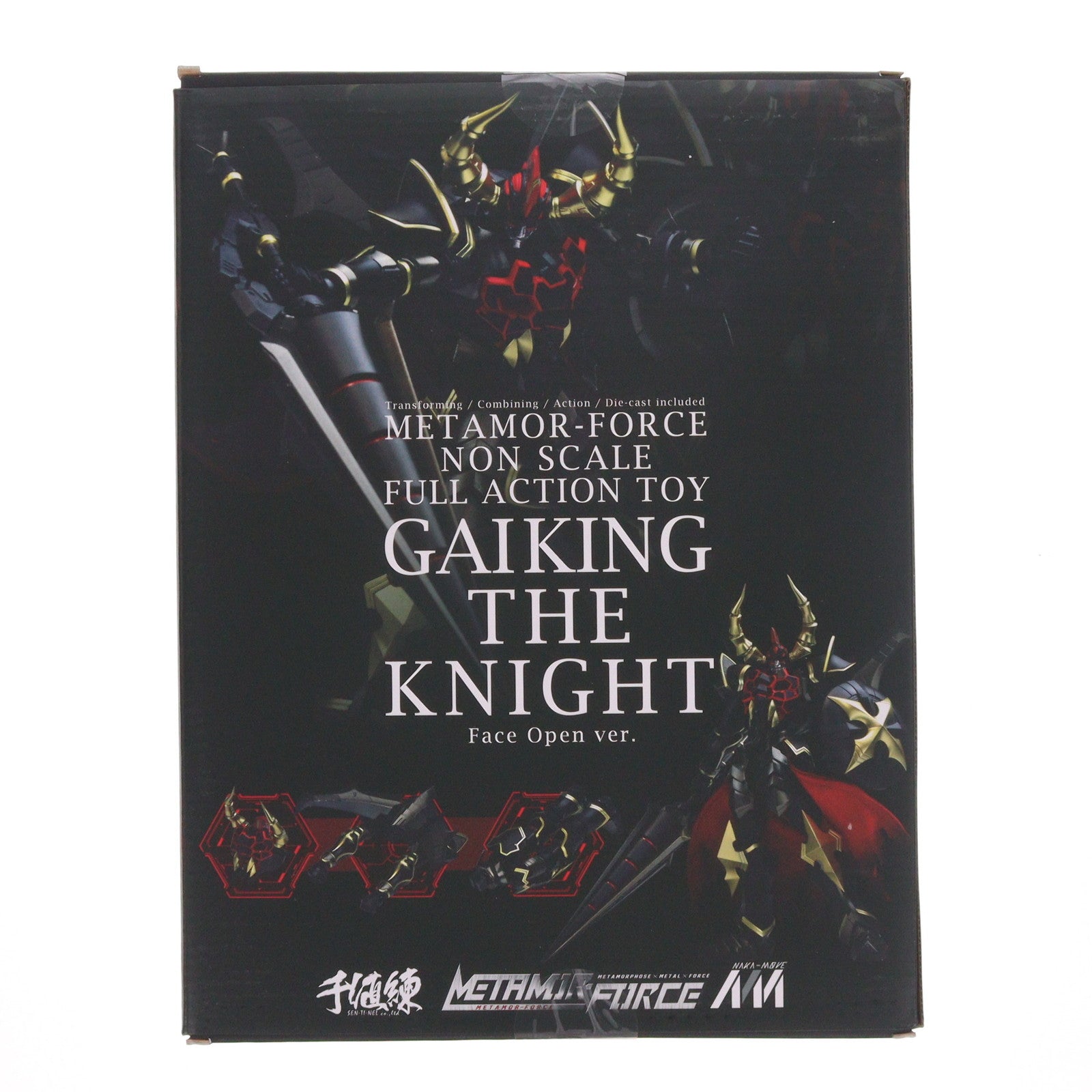 【中古即納】[FIG] METAMOR-FORCE ガイキング・ザ・ナイト -フェイスオープンver.-宮沢模型流通限定版 大空魔竜ガイキング 完成品 可動フィギュア 千値練(せんちねる)(20150831)